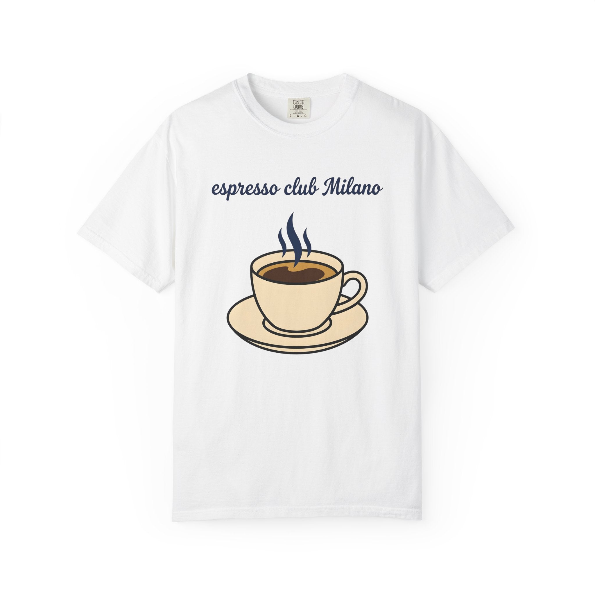 Coffee Cup Shirt Coffee Foodie Gift Women Minimalist Tee Mug T-Shirt Coffee Fan Coffee Mug Graphic Retro Steam Tshirt
