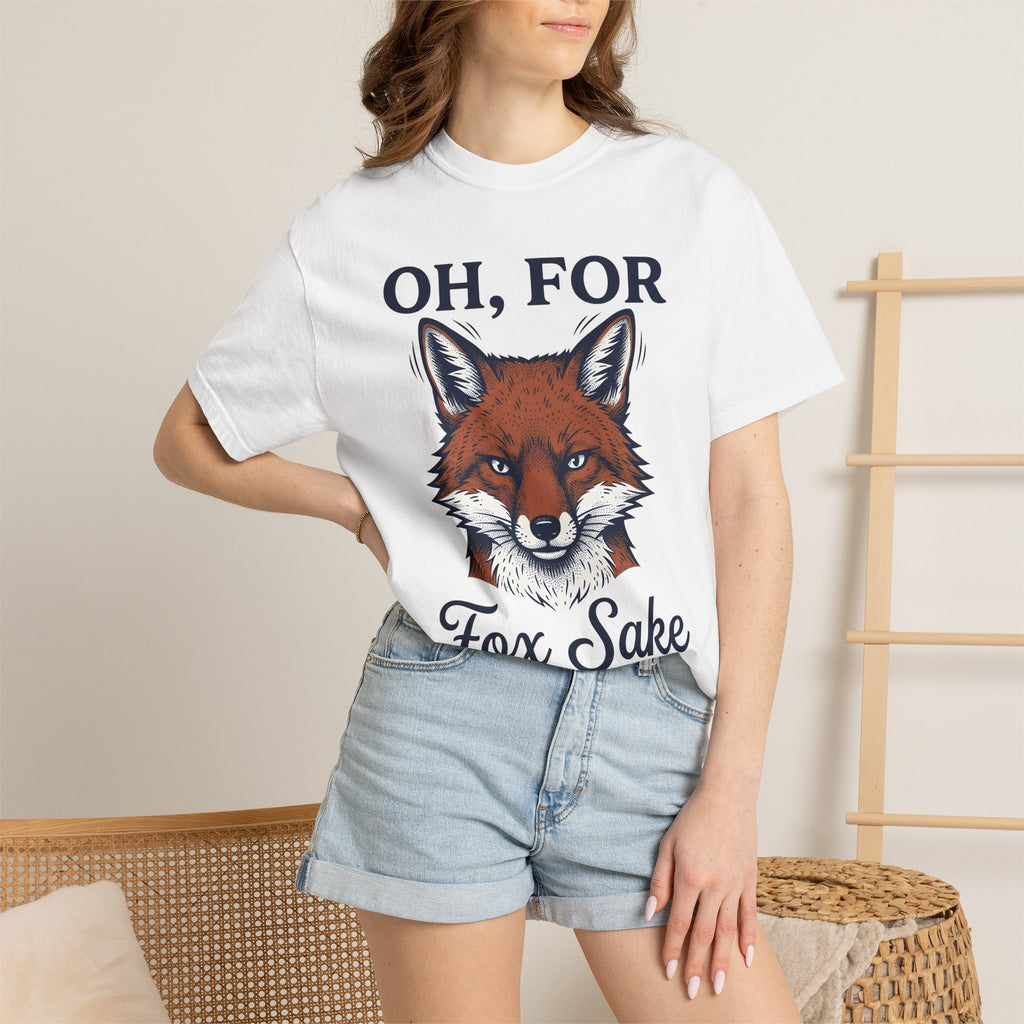 Fox Portrait Shirt Fox Fauna Gift Women Illustration Tee Fox T-Shirt Fox Fan Drawing Graphic Classic Beast Tshirt