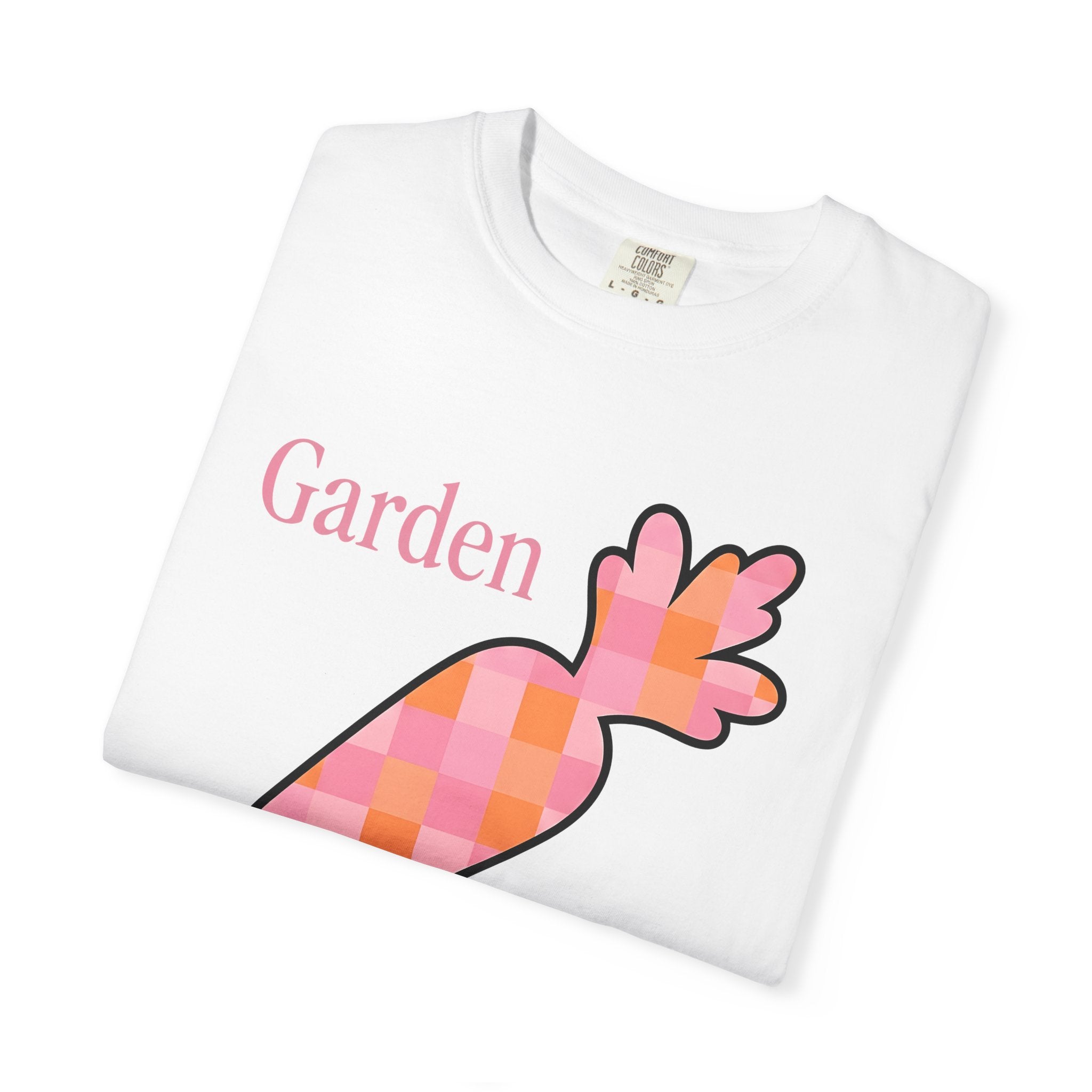 Tartan Carrot Shirt Easter Botany Gift Women Vintage Tee Carrot Top T-Shirt Easter Fan Retro Tshirt Floral Graphic Sleek Muted Plaid Motif