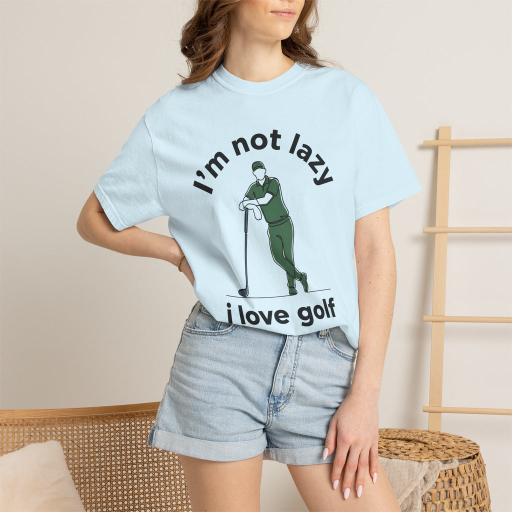 Golf Man Shirt Golf Comedy Gift Women Basic Tee Golfer T-Shirt Golf Fan Golfer Tshirt Humor Graphic Sketch Golf Driver Tshirt