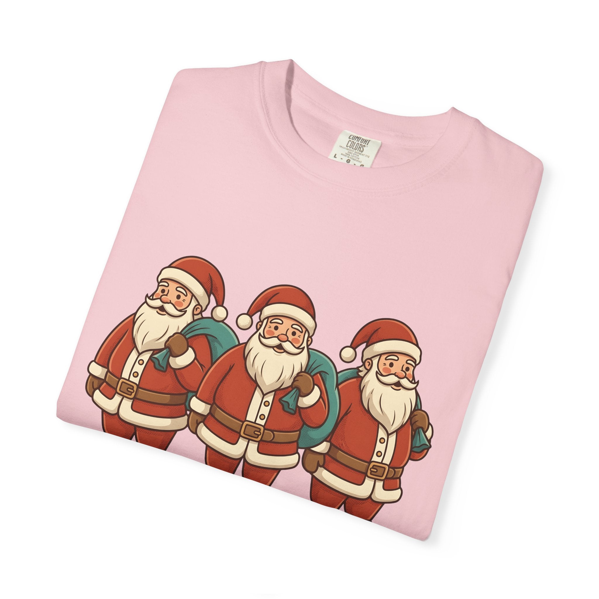 Santa Claus Shirt Christmas Holiday Gift Women Cartoon Tee Kris Kringle T-Shirt Christmas Fan Comic Tshirt Celebration Graphic Vintage Gift