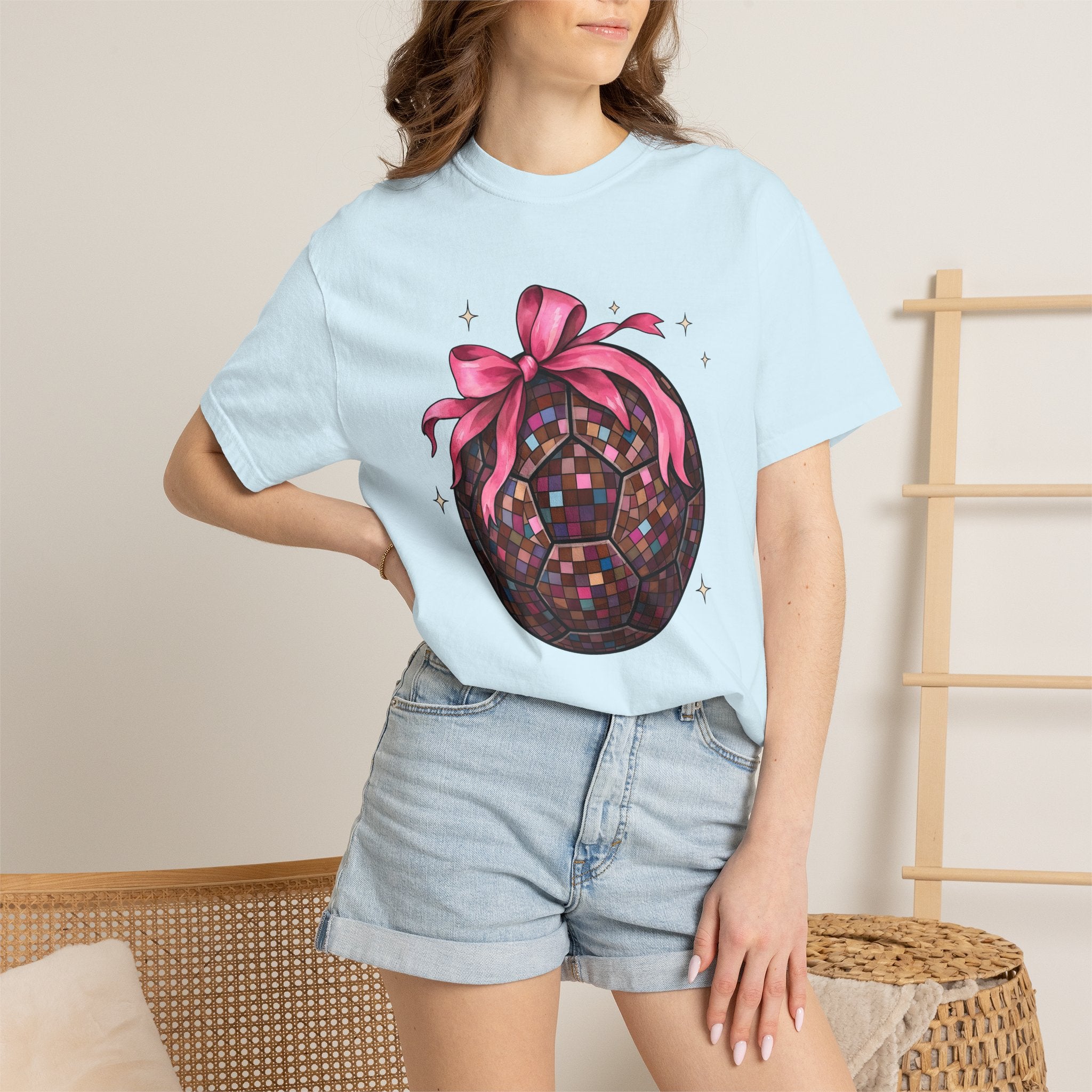 Party Ball Shirt Moms Festivity Gift Women Brushwork Tee Balloon T-Shirt Mom Fan Painting Tshirt Celebration Graphic Nostalgic Bow Tie