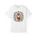 Fox Art Shirt Boho Chic Nature Gift Women Gypsy Tee Fox T-Shirt Bohemian Fan Tribal Tshirt Wildlife Graphic Traditional Sunshine Tshirt