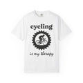 Cyclist Graphic Shirt Cycling Fitness Gift Women Silhouette Tee Biker T-Shirt Cyclist Enthusiast Outline Tshirt Workout Graphic Minimalist