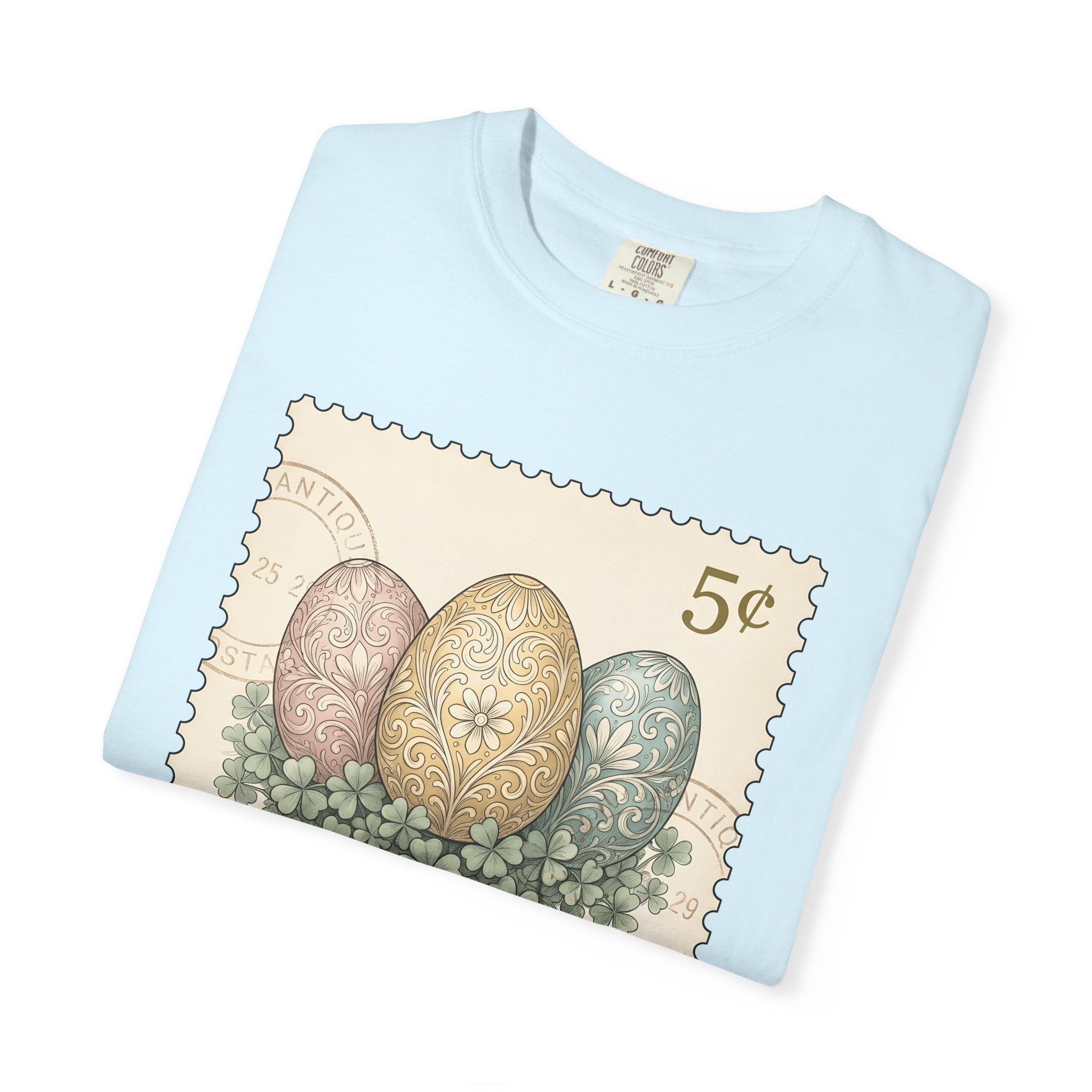 Ornamental Easter Eggs Shirt Easter Celebration Gift Women Retro Tee Easter Egg T-Shirt Easter Fan Vintage Tshirt Party Graphic Sketch