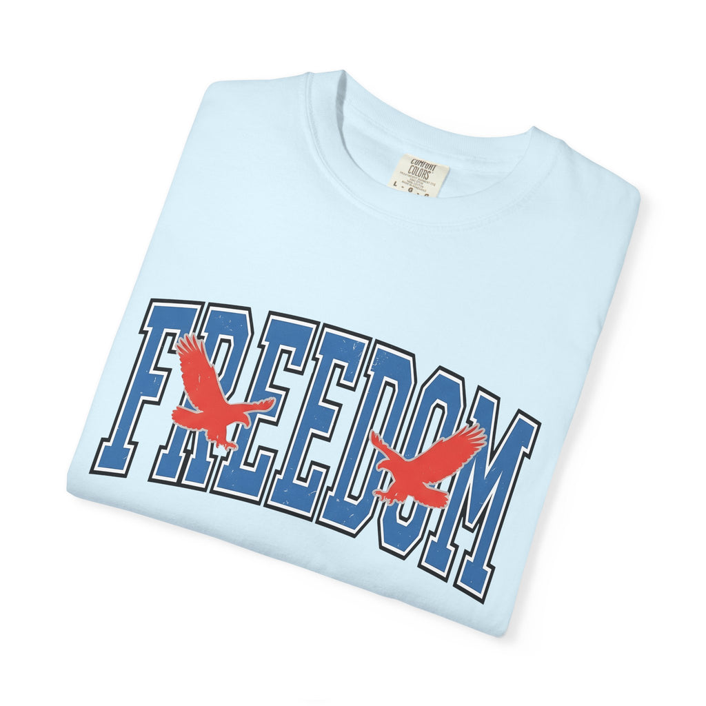 Eagle Print Shirt America Independence Gift Women Impactful Tee Bald Eagle T-Shirt Patriot Fan Vintage Tshirt Freedom Graphic Distressed