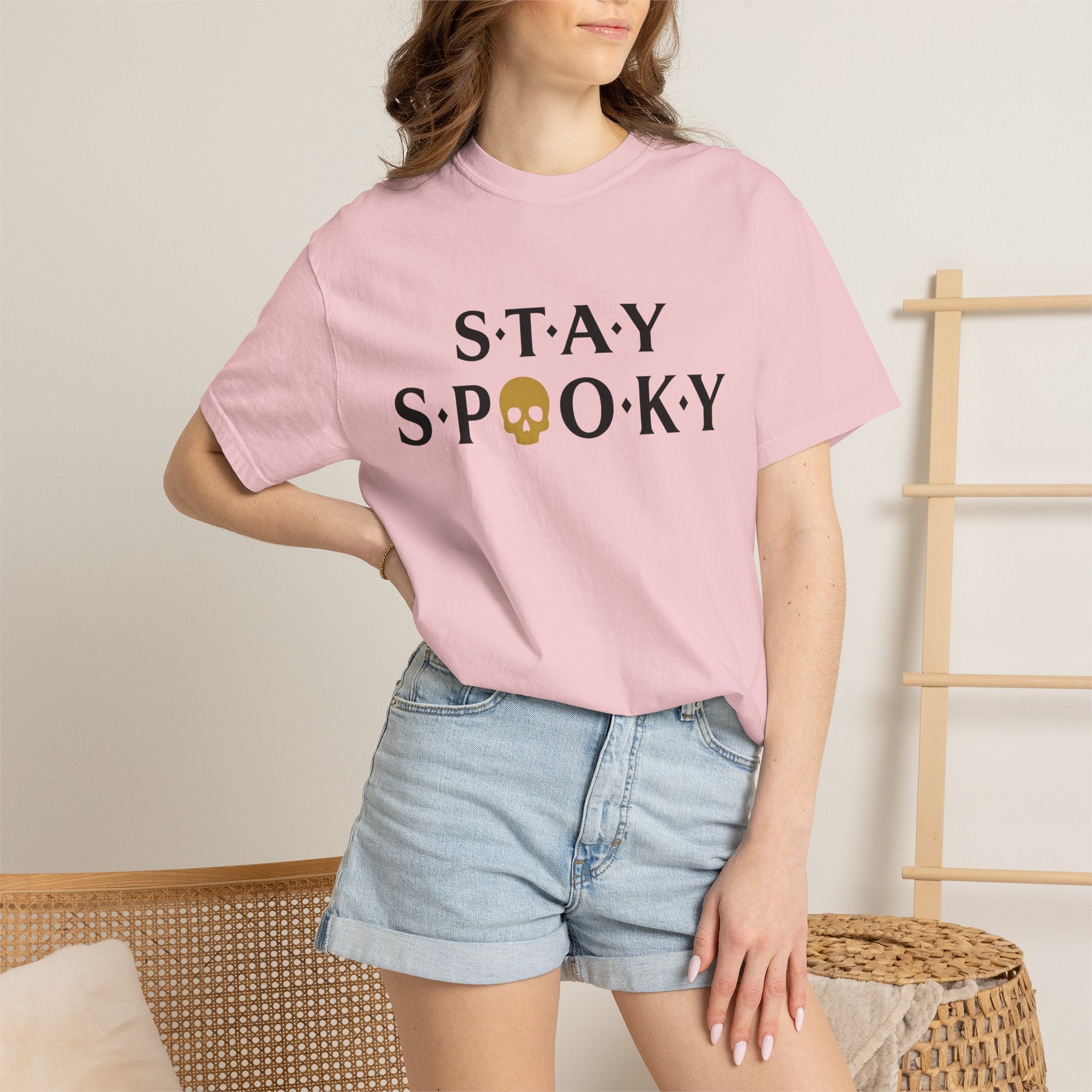 Skull Graphic Shirt Halloween Spooky Gift Women Gothic Tee Skull T-Shirt Horror Fan Dark Tshirt Creepy Graphic Minimalist Diamond Shapes