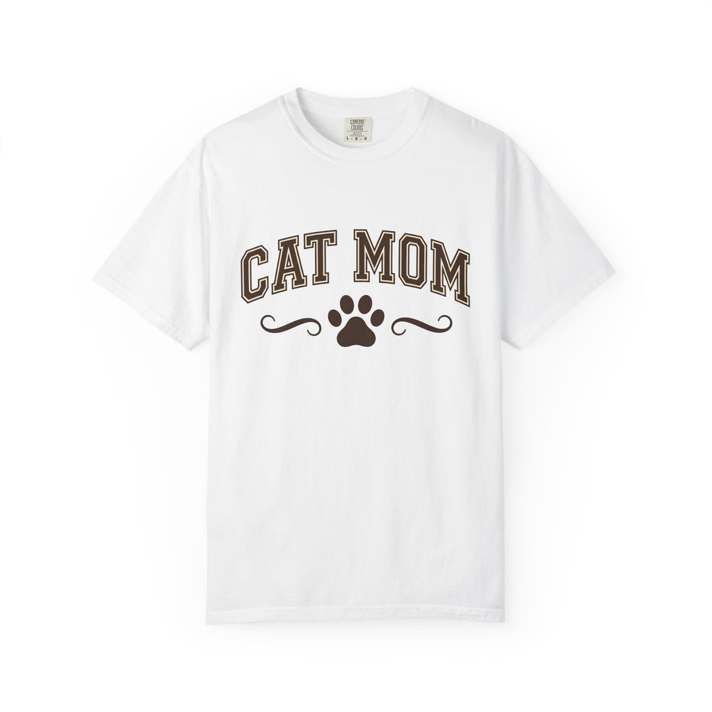 Cat Paw Shirt Cat Mom Pet Gift Women Bold Tee Paws T-Shirt Cat Lady Fan Fierce Tshirt Animal Graphic Vintage Swirl Tshirt