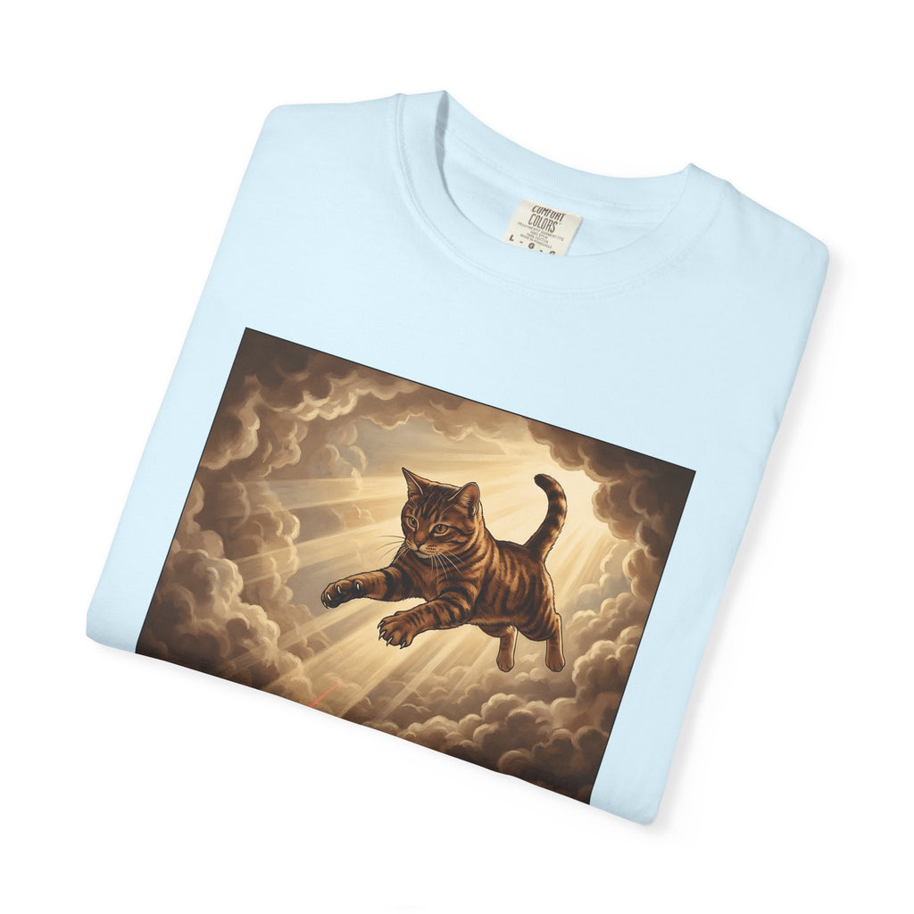 Ginger Cat Shirt Cat Fauna Gift Women Mythical Tee Kitten T-Shirt Cat Fan Feline Tshirt Wildlife Graphic Classic Laser Light Tshirt