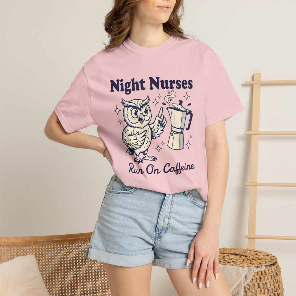 Owl Coffee Brewer Shirt Nurses Caffeine Gift Women Rustic Tee Coffee Maker T-Shirt Nurse Enthusiast Country Tshirt Caffeine Graphic Doodle
