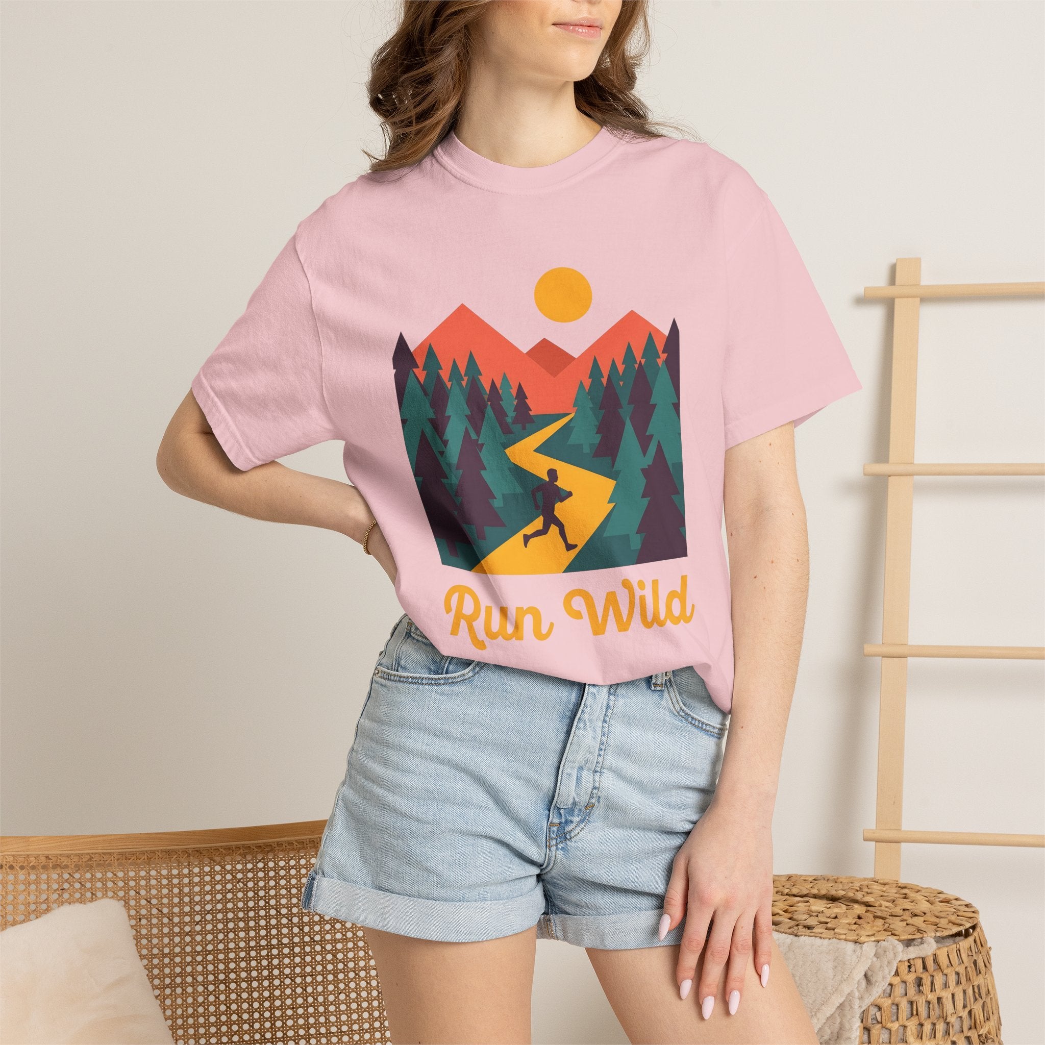 Trail Runner Shirt Sports & Activities Outdoors Gift Women Minimalist Tee Jogger T-Shirt Athlete Fan Ultrarunner Tshirt Wilderness Graphic