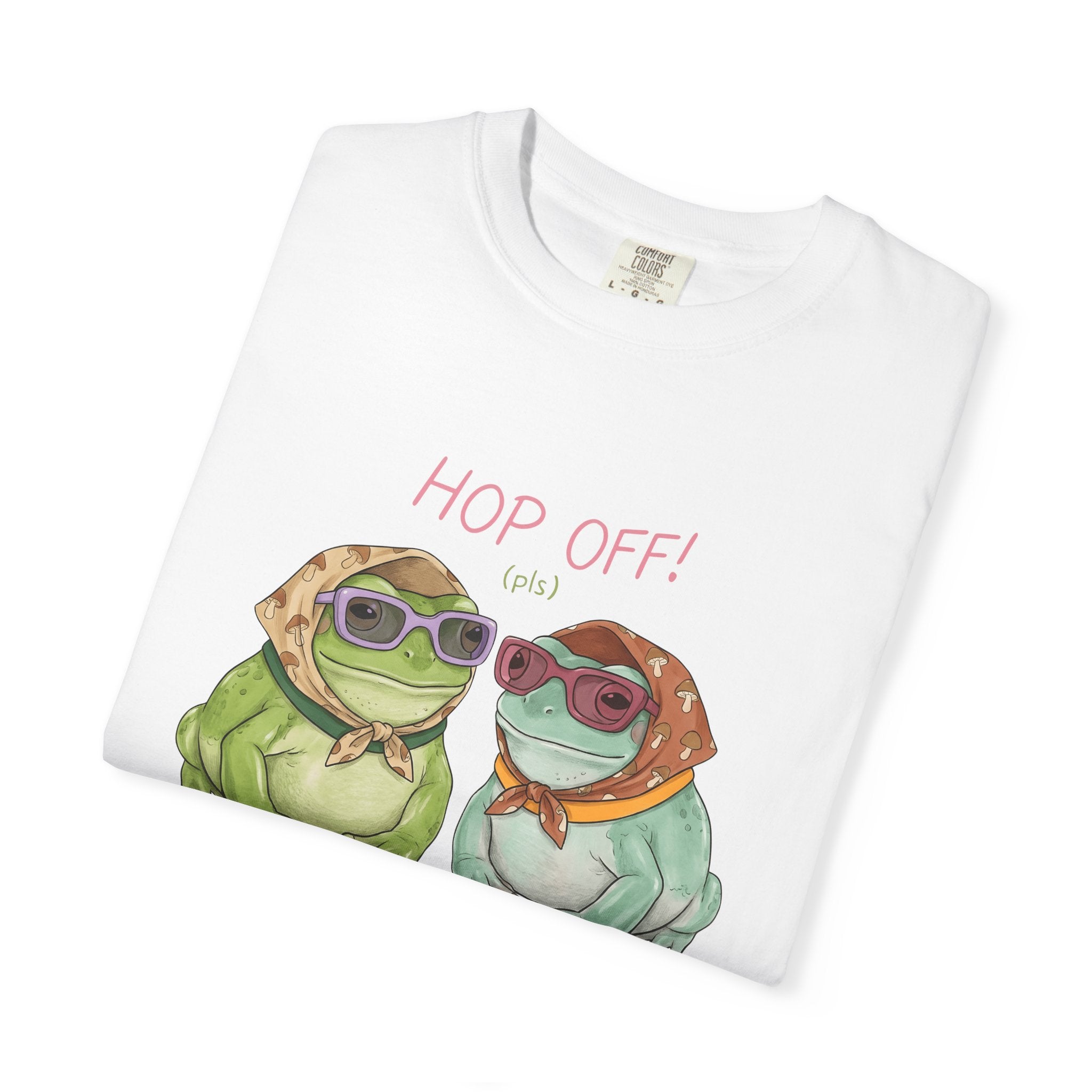 Frog Shades Shirt Animals Vintage Gift Women Cartoon Tee Toad T-Shirt Creature Fan Comic Tshirt Retro Graphic Sketch Fungus Scarf Tshirt