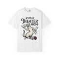Ferret Theater Masks Shirt Moms Theater Gift Women Vintage Tee Mask T-Shirt Motherhood Enthusiast Retro Tshirt Stage Graphic Hand Drawn Rose