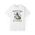 Frog Ale Shirt Funny Random Ireland Gift Women Retro Tee Beer T-Shirt Random Fan Vintage Tshirt Emerald Graphic Sketch Clover Tshirt