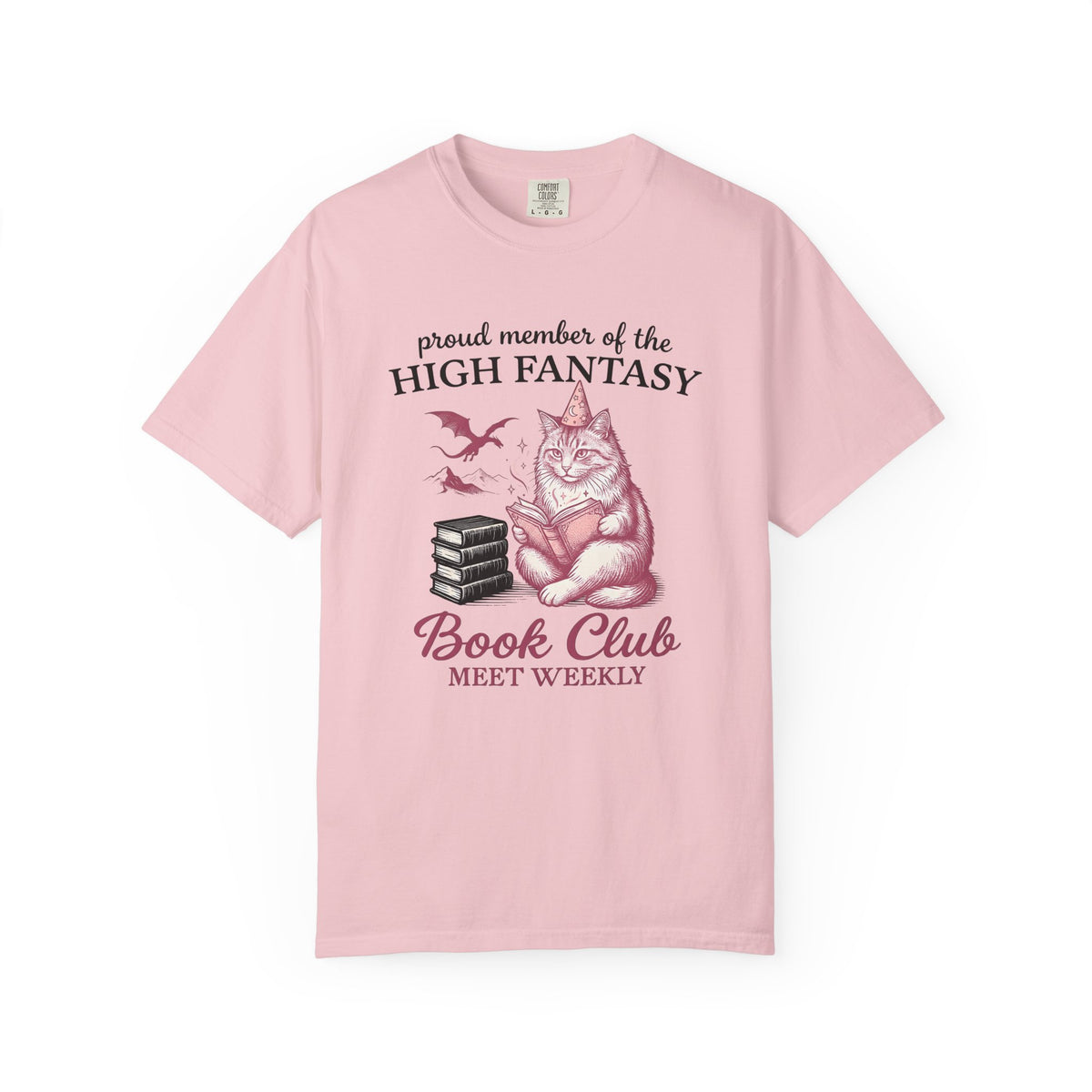 Wizard Cat Shirt Cat Fantasy Unisex Gift Vintage Tee Sorcerer Cat T-Shirt Feline