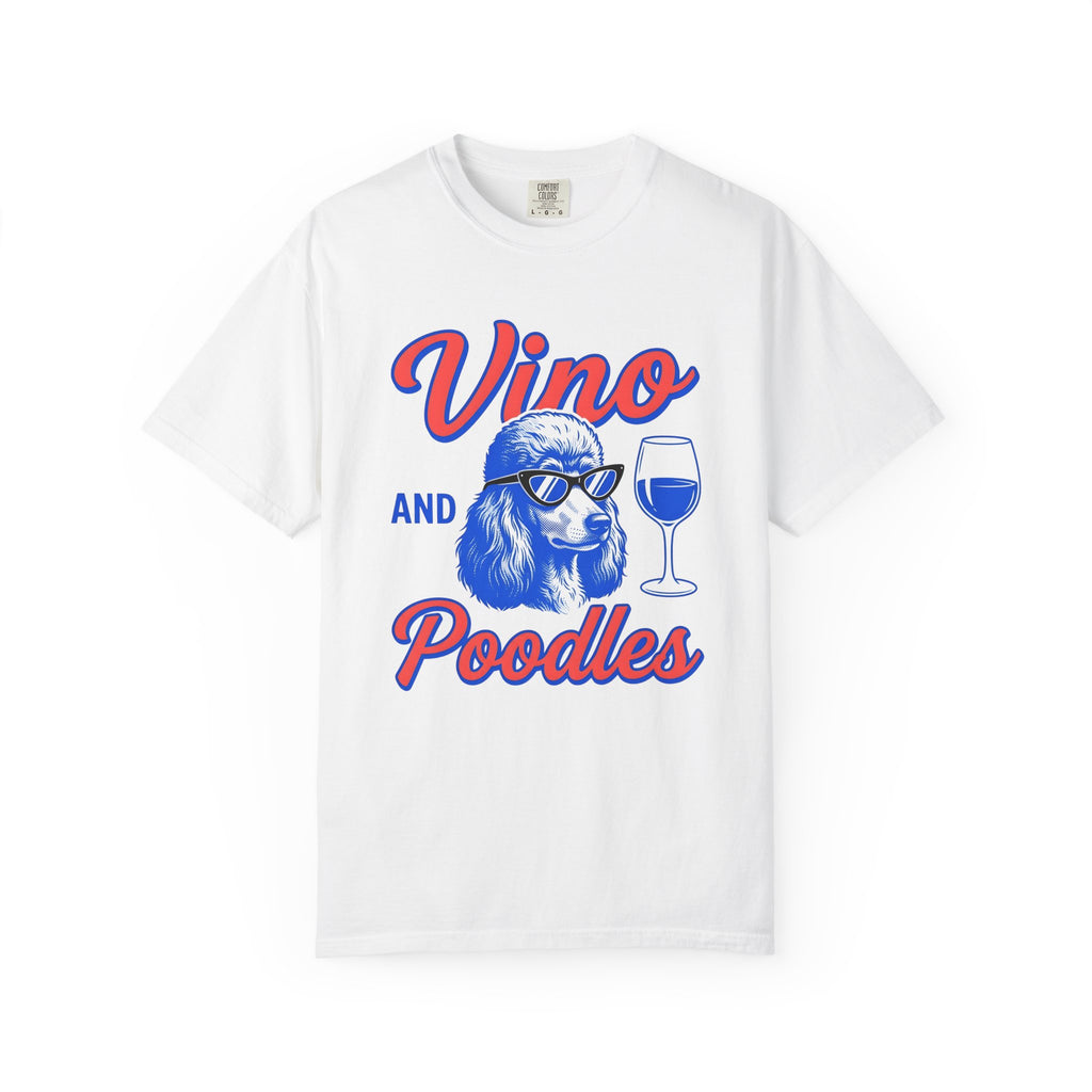 Poodle Pet Shirt Dog Beverage Gift Women Old School Tee Poodle T-Shirt Dog Fan Poodle Art Tshirt Cocktail Graphic Heritage Wine Goblet