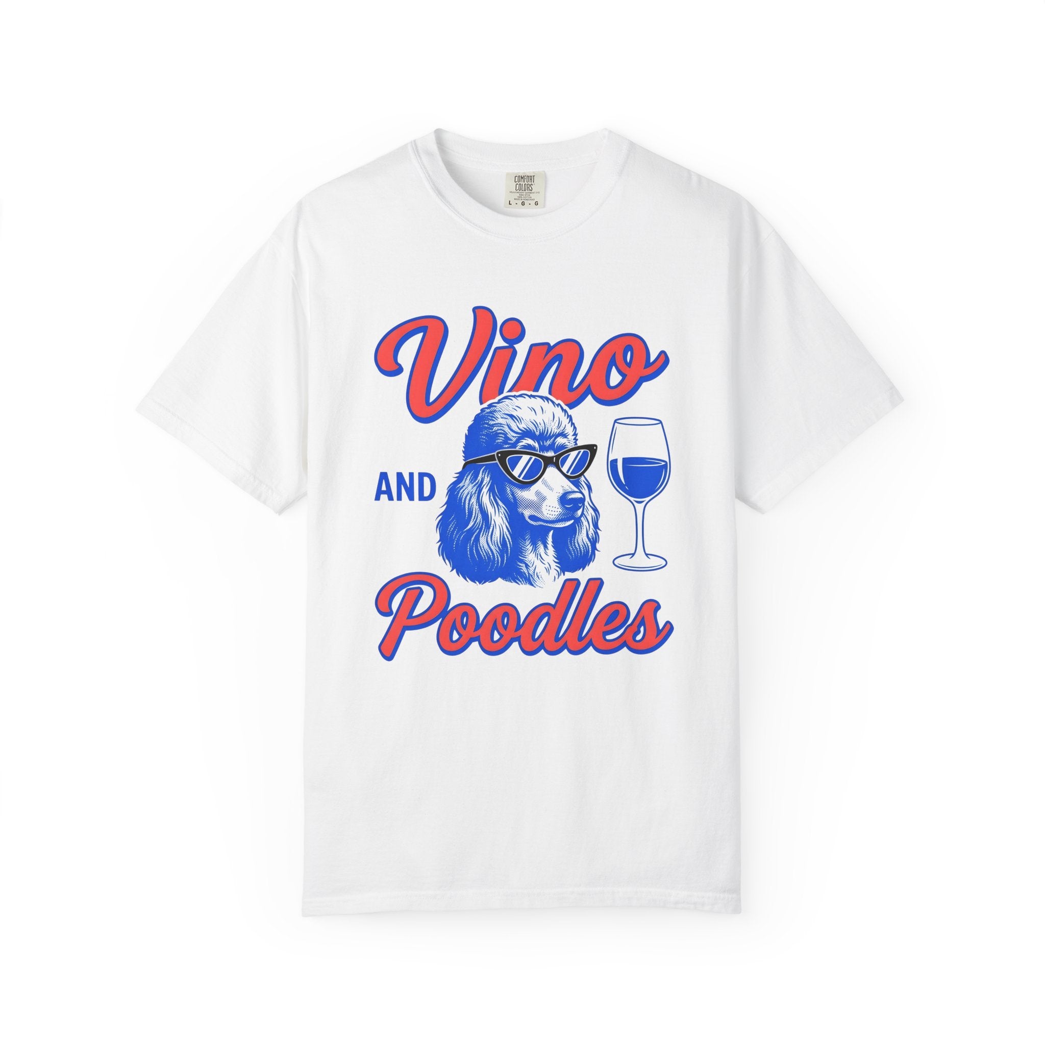 Poodle Pet Shirt Dog Beverage Gift Women Old School Tee Poodle T-Shirt Dog Fan Poodle Art Tshirt Cocktail Graphic Heritage Wine Goblet
