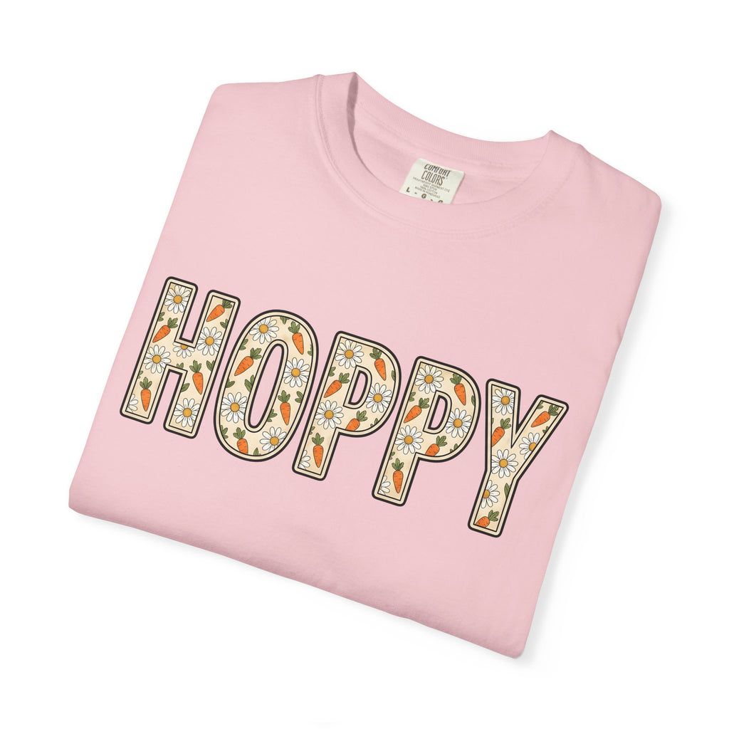 Carrot Daisy Print Shirt Easter Outdoors Gift Women Charming Tee Flower T-Shirt Spring Fan Floral Tshirt Outdoor Graphic Hand Drawn Petals