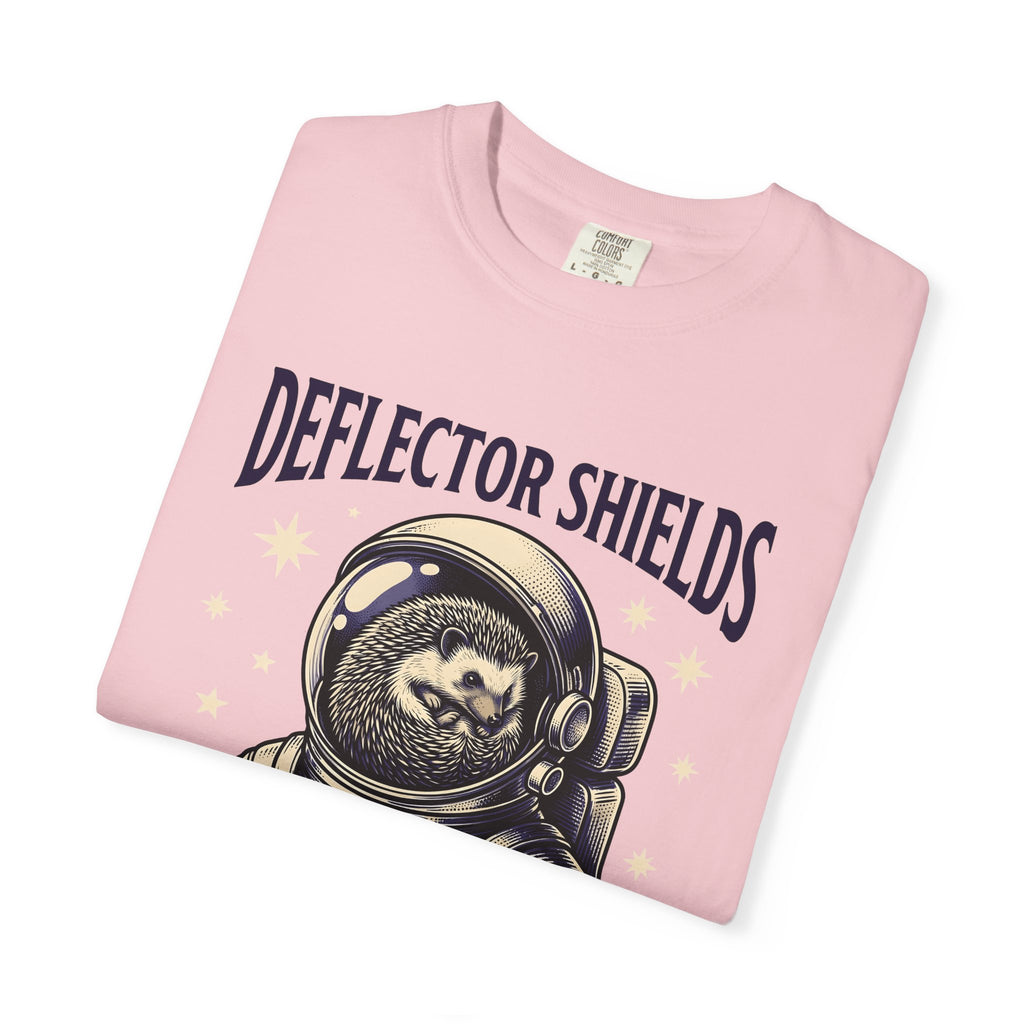Hedgehog Astronaut Shirt Funny Animal Gift Women Retro Tee Porcupine T-Shirt Humor Fan Retrostyle Tshirt Creature Graphic Vintage Stars