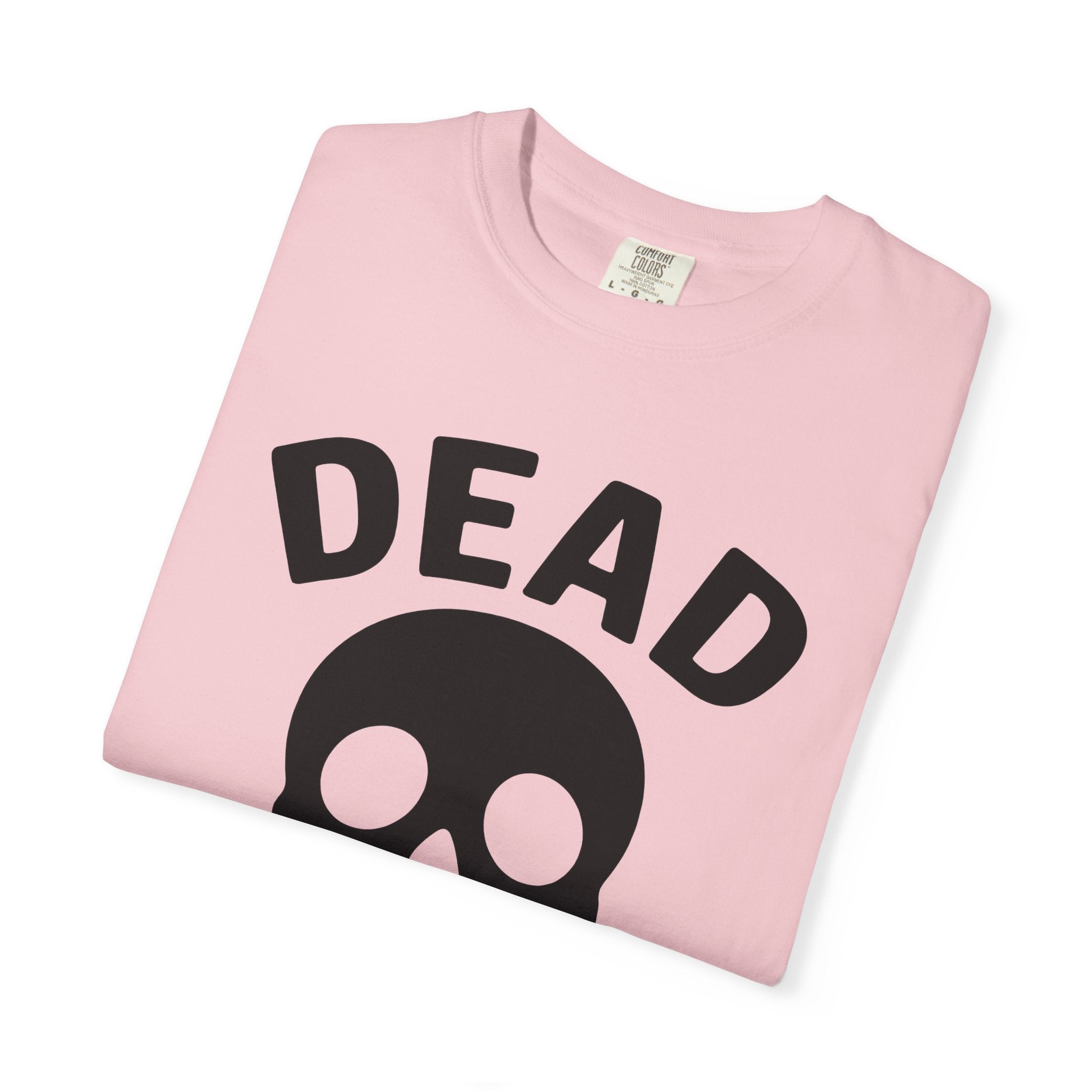 Skull Illustration Shirt Halloween Punk Gift Women Edgy Tee Skull T-Shirt Horror Fan Gothic Tshirt Punk Graphic Sleek Decorative Font Tshirt