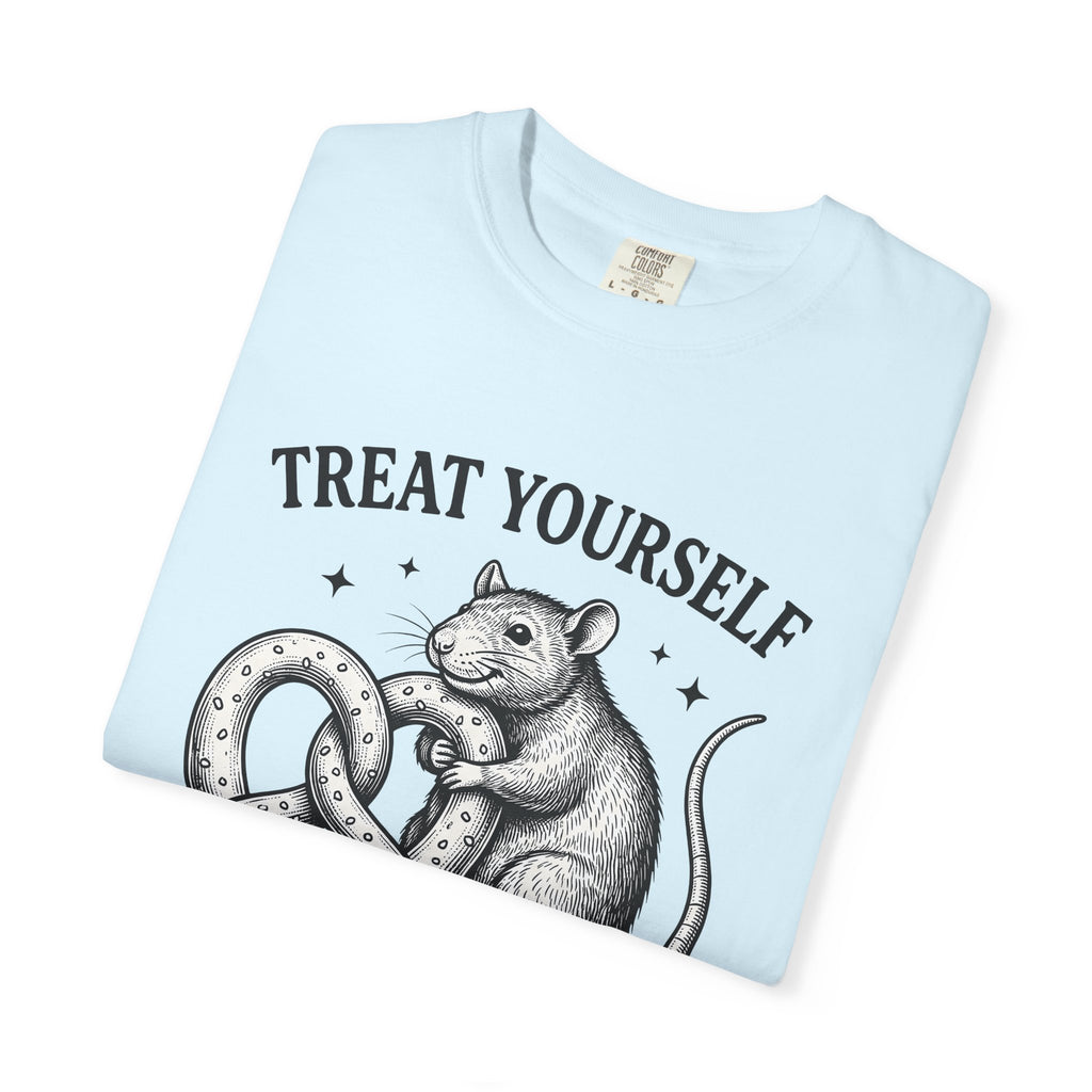 Rat Pastry Shirt Funny Pets Gift Women Shabby Chic Tee Mouse Cake T-Shirt Humor Fan Distressed Tshirt Animal Graphic Doodle Twinkles Tshirt