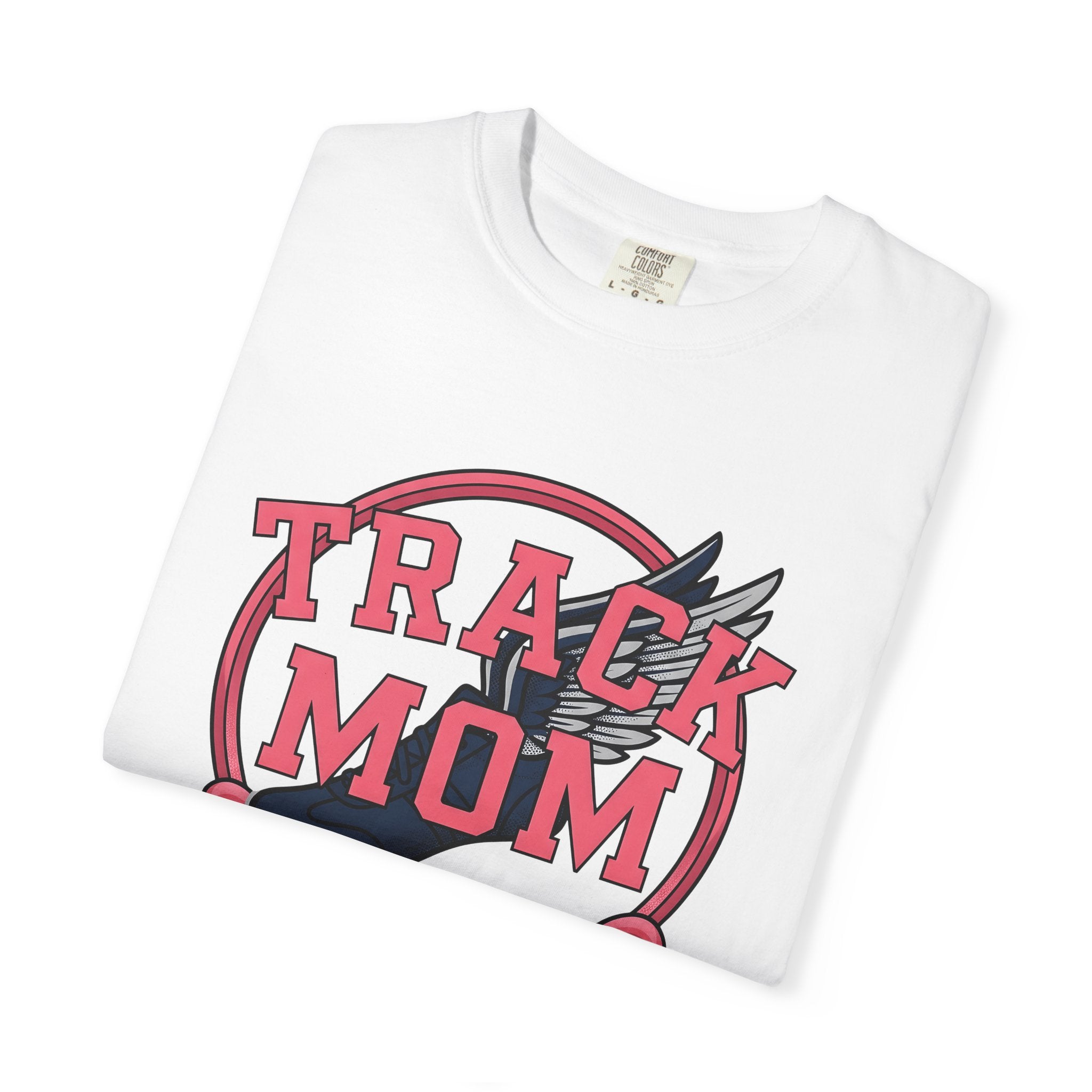 Race Shoes Wings Shirt Track Mom Fitness Gift Women Cartoon Tee Racing Cleats T-Shirt Runner Enthusiast Comic Tshirt Fitness Graphic Old