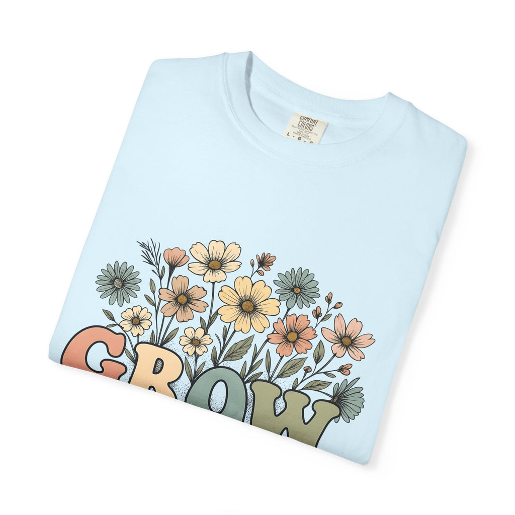 Wildflower Graphic Shirt Teacher Floral Gift Women Boho Tee Flower Illustration T-Shirt Educator Enthusiast Bohemian Tshirt Floral Graphic