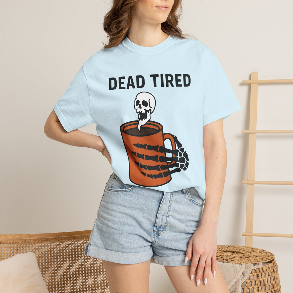 Skeleton Coffee Cup Shirt Coffee Party Gift Women Animated Tee Coffee Mug T-Shirt Coffee Fan Cartoon Tshirt Party Graphic Strong Skull Face
