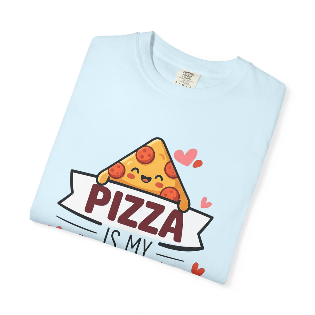 Pizza Slice Shirt Valentine Food Gift Women Kawaii Tee Pizza T-Shirt Valentine Fan Cute Tshirt Foodie Illustration Cartoon Hearts Tshirt