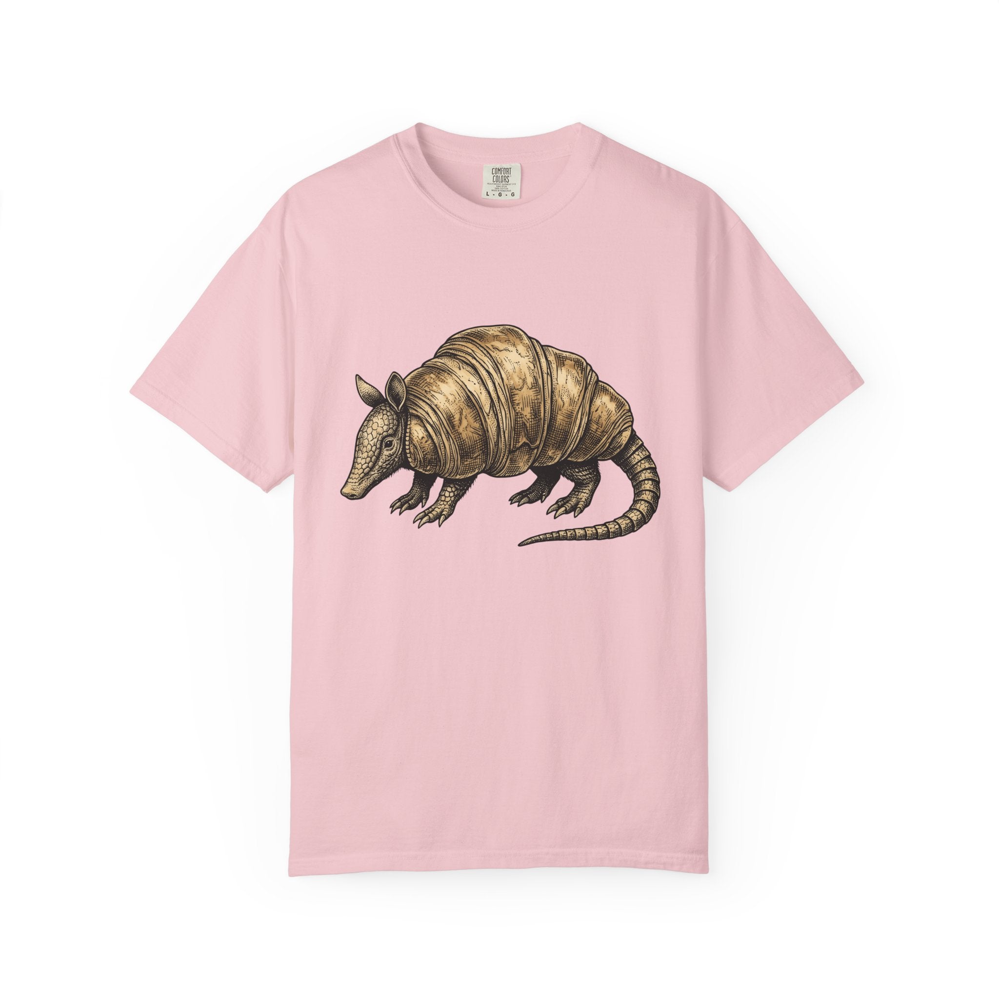 Armadillo Treat Shirt Desserts Wildlife Gift Women Retro Tee Armadillo T-Shirt Dessert Fan Vintage Tshirt Animal Graphic Sketch Sweets