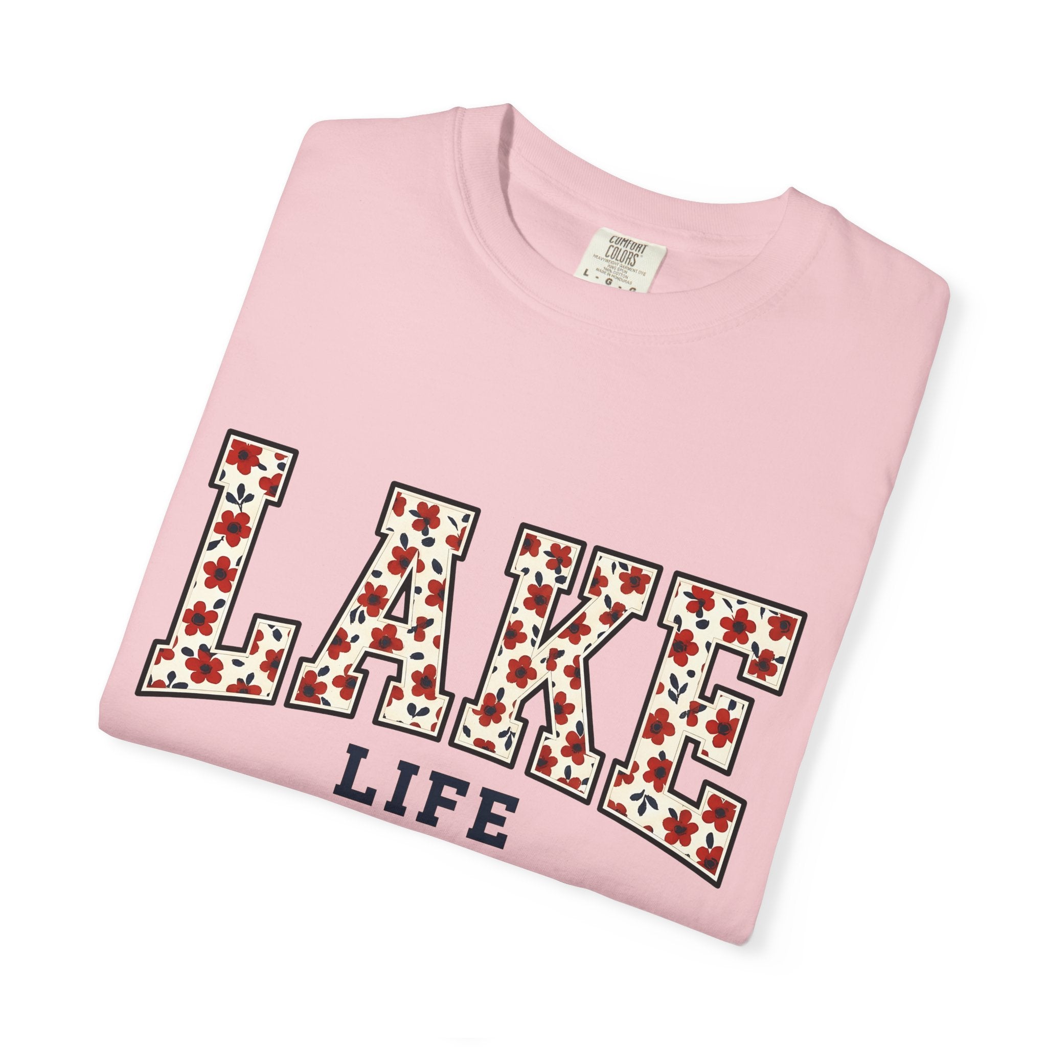 Blossom Varsity Text Shirt America/4th Of July Outdoors Gift Women Collegiate Font Tee Varsity T-Shirt Patriot Fan Typography Tshirt Nature