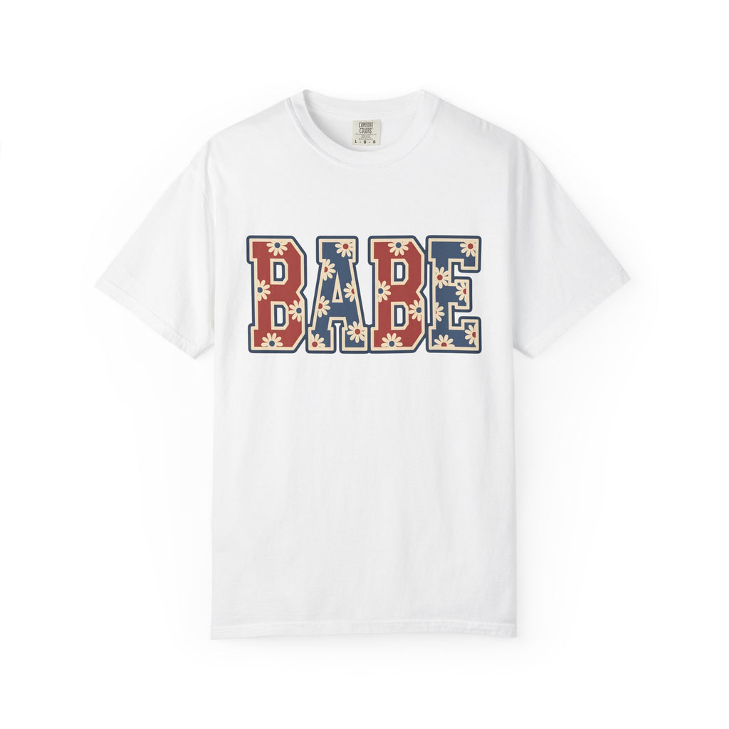 Large Bloom Text Shirt America/4th Of July Independence Gift Women Antique Tee Typography T-Shirt Patriotic Fan Vintage Tshirt Liberty