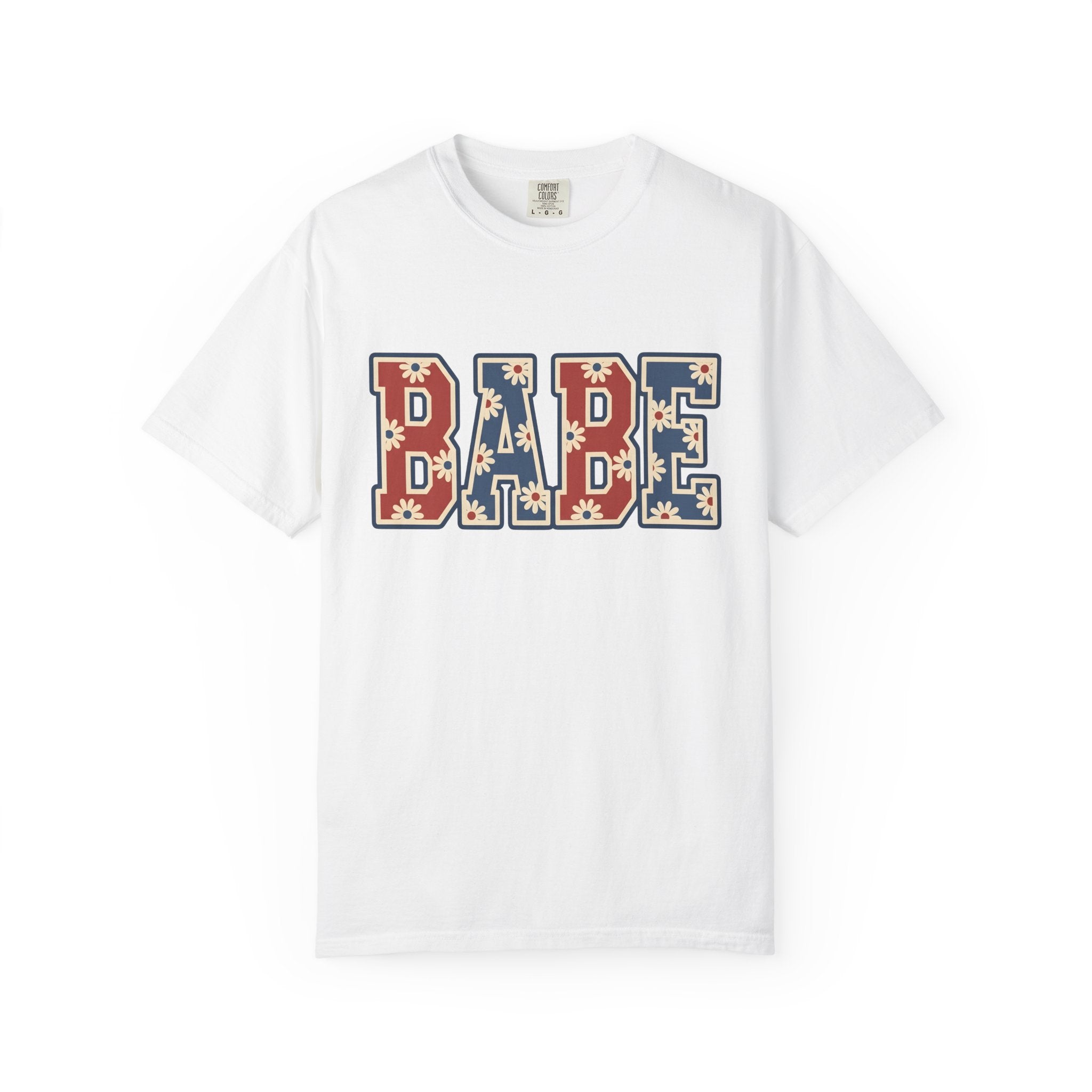 Large Bloom Text Shirt America/4th Of July Independence Gift Women Antique Tee Typography T-Shirt Patriotic Fan Vintage Tshirt Liberty
