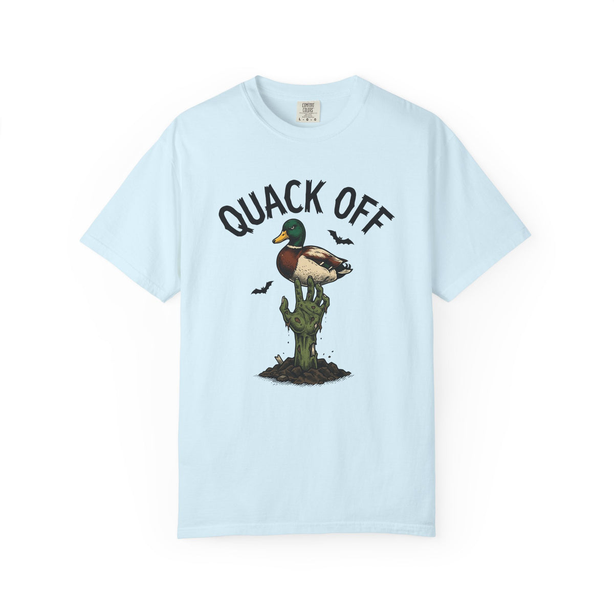 Zombie Hand Duck Shirt Halloween Animal Unisex Gift Comic Tee Undead Duck