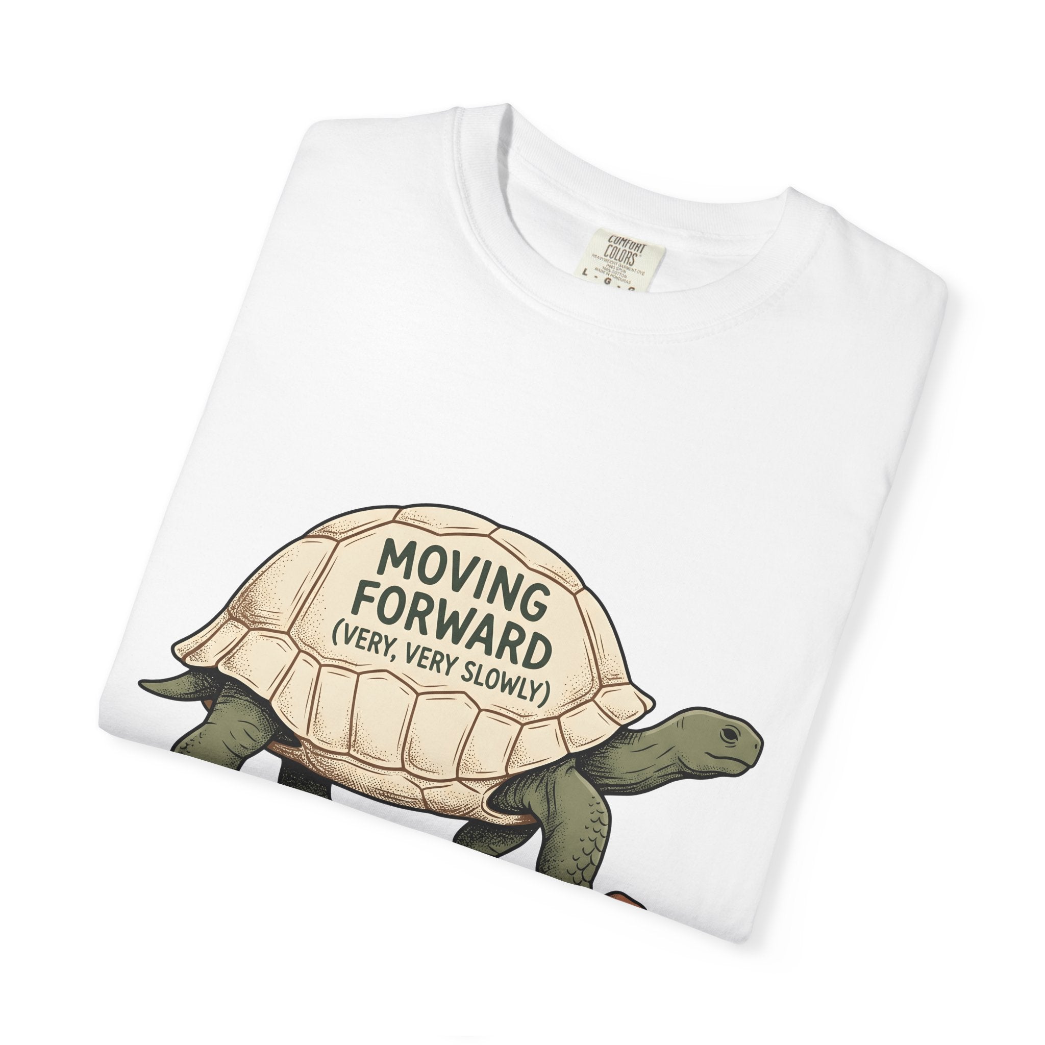 Tortoise Graphic Shirt Funny Animal Gift Women Cartoon Tee Turtle T-Shirt Humor Fan Comic Tshirt Creature Graphic Hand Drawn Rocks Tshirt