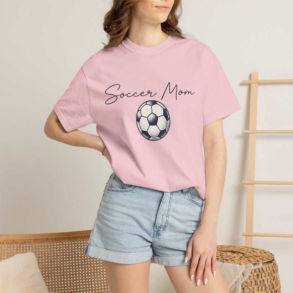 Soccer Ball Shirt Sports Relatives Gift Women Vintage Tee Football T-Shirt Athlete Fan Soccer Tee Retro Tshirt Family Graphic Silhouette Mom