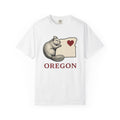 Beaver Illustration Shirt Oregon Wildlife Gift Women Sketch Tee Beaver T-Shirt Pacific Northwest Fan Dam Graphic Retro Love Symbol Tshirt
