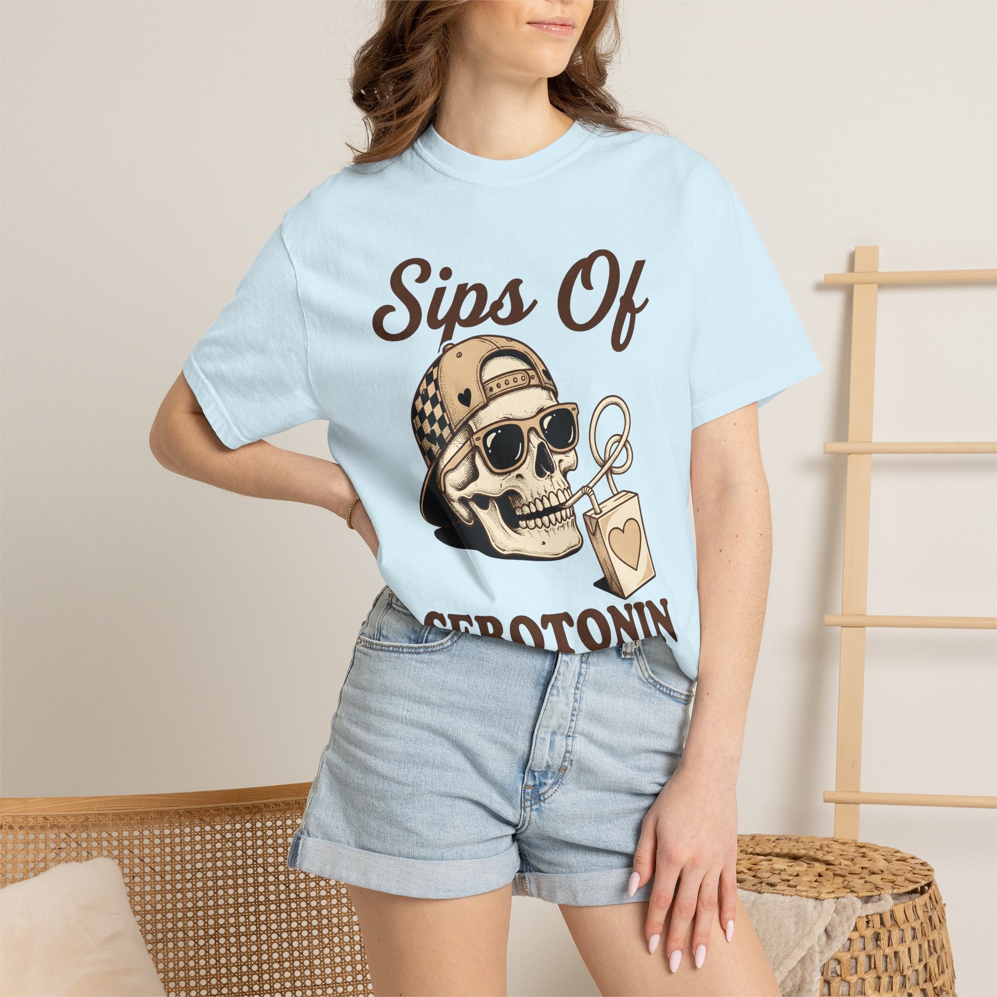 Skull Beverage Shirt Valentine Dark Gift Women Ink Tee Cocktail T-Shirt Valentine Fan Tattoo Tshirt Gothic Graphic Retro Love Symbol Tshirt