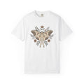 Moth Bloom Shirt Animals & Flowers Environment Gift Women Folk Tee Moth T-Shirt Wildlife Fan Nature Graphic Tshirt Antique Plant Tshirt