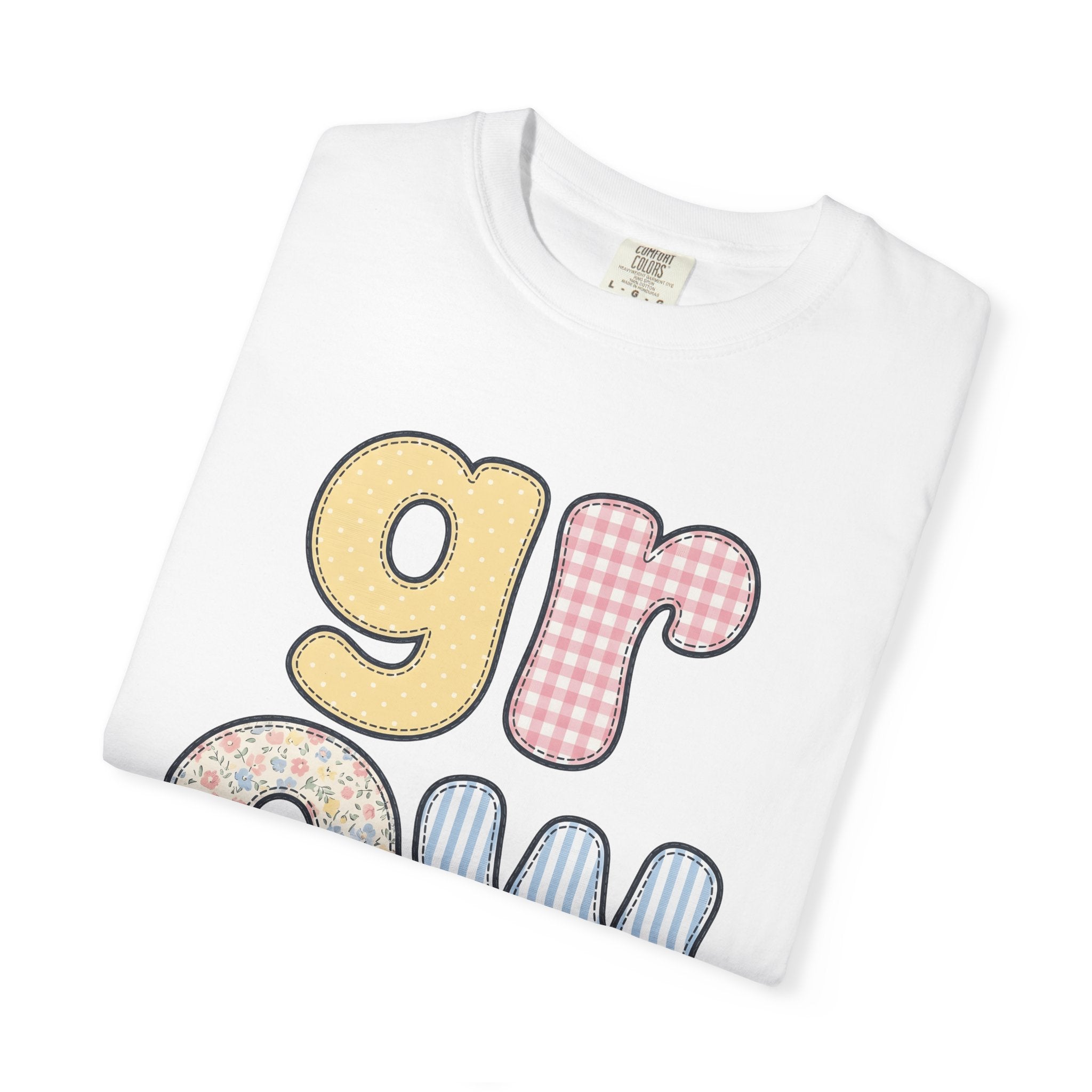 Stitched Letters Shirt Teachers Learning Gift Women Sweet Tee Lettering T-Shirt Educator Enthusiast Cute Tshirt Education Graphic Old School