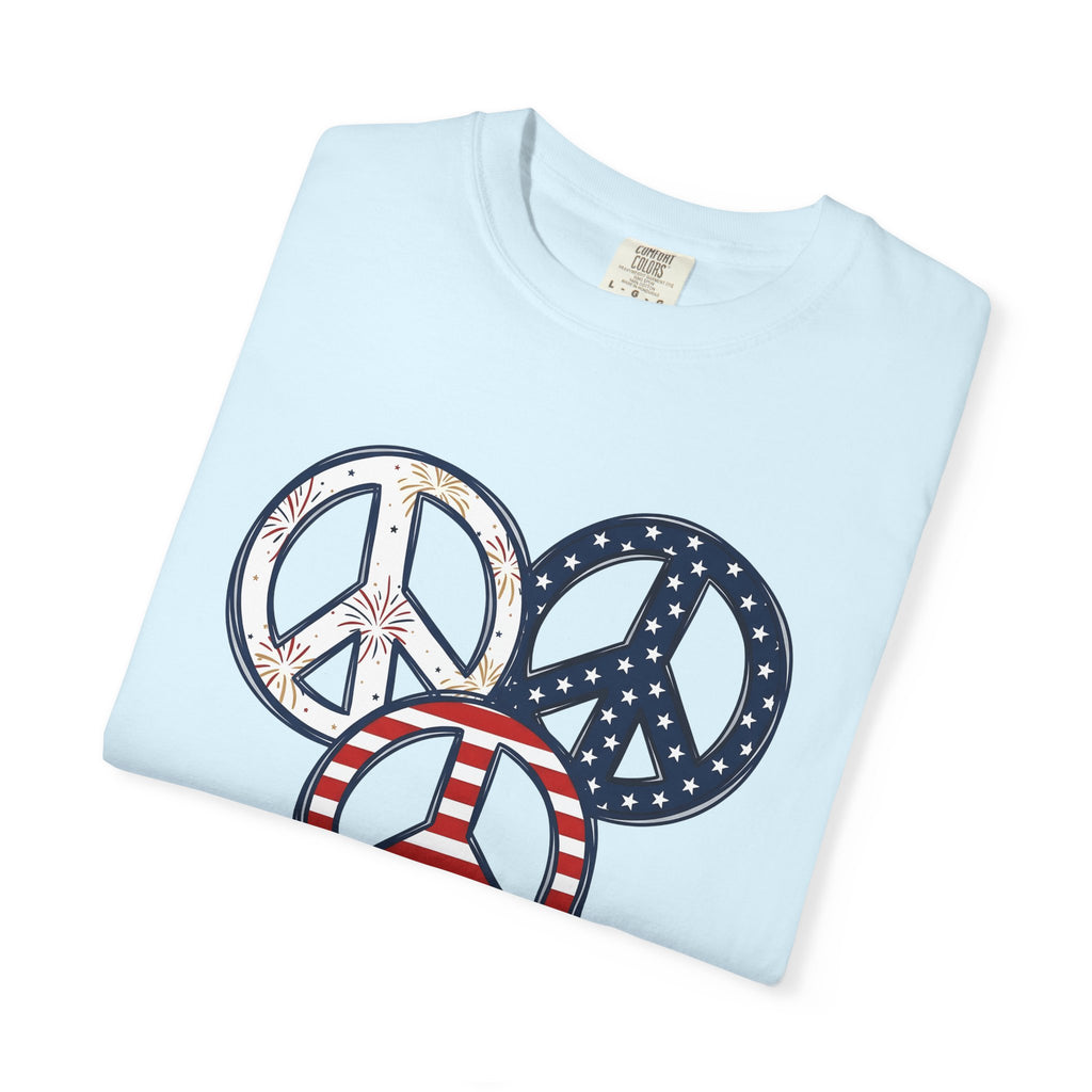 Peace Gesture Shirt America Event Gift Women Stars And Stripes Tee Hand Sign T-Shirt American Fan Patriotic Tshirt Festival Graphic Heritage