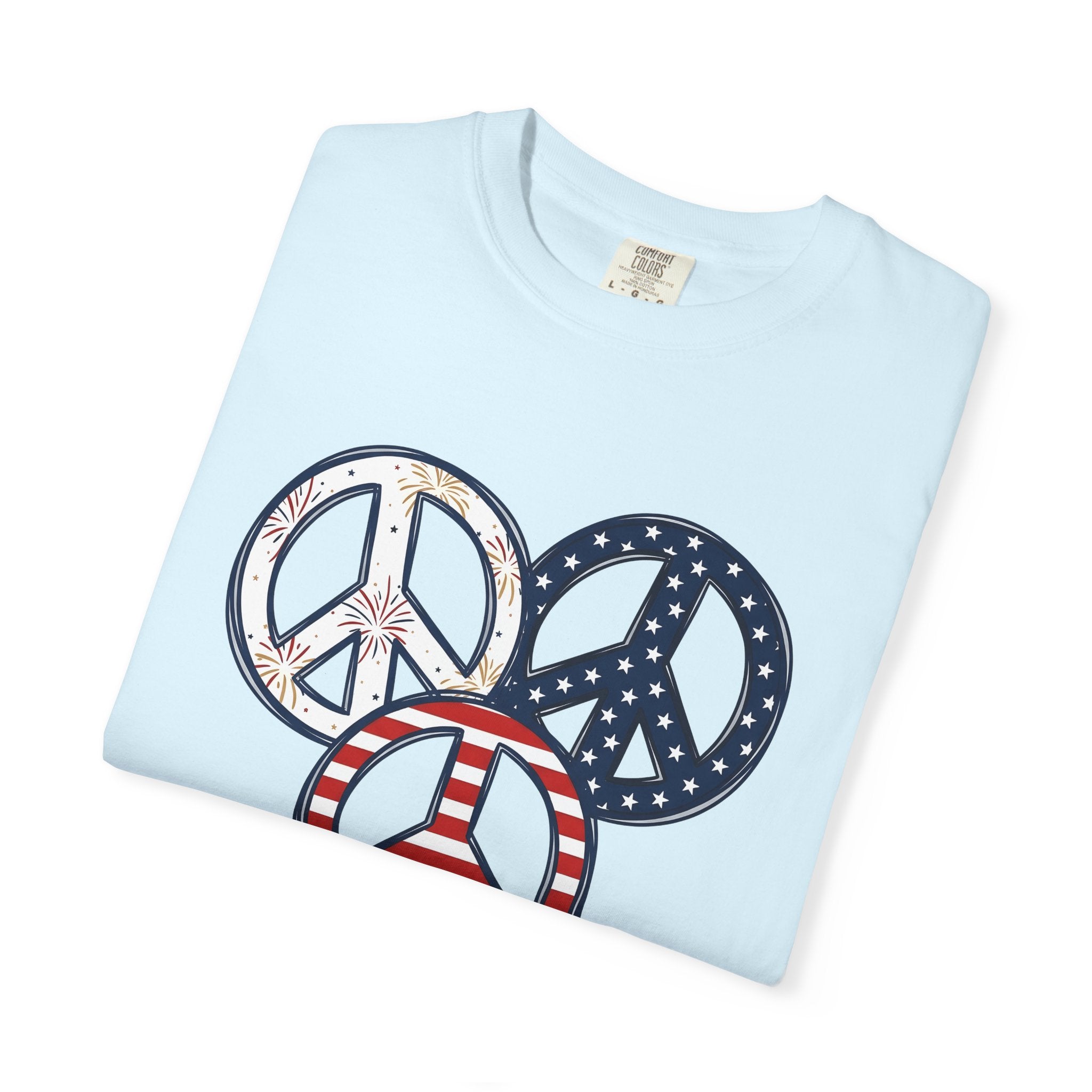 Peace Gesture Shirt America Event Gift Women Stars And Stripes Tee Hand Sign T-Shirt American Fan Patriotic Tshirt Festival Graphic Heritage