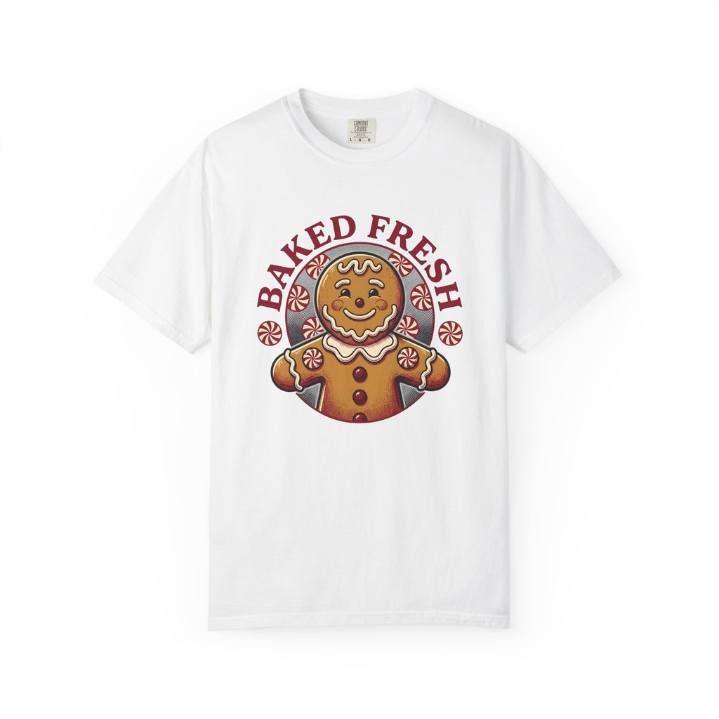 Gingerbread Snack Shirt Christmas Confectionery Gift Women Traditional Tee Gingerbread T-Shirt Christmas Fan Vintage Tshirt Candy Graphic