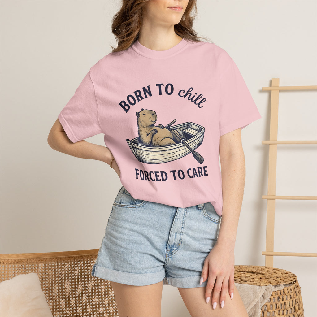Capybara Raft Shirt Funny Wildlife Gift Women Retro Tee Rodent T-Shirt Humor Fan Vintage Tshirt Animal Graphic Sketch Paddle Tshirt