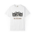 Orange Cats Shirt Cat Wildlife Gift Women Cartoon Tee Tabby T-Shirt Cat Fan Cartoon Tshirt Wildlife Graphic Line Art Threesome Tshirt