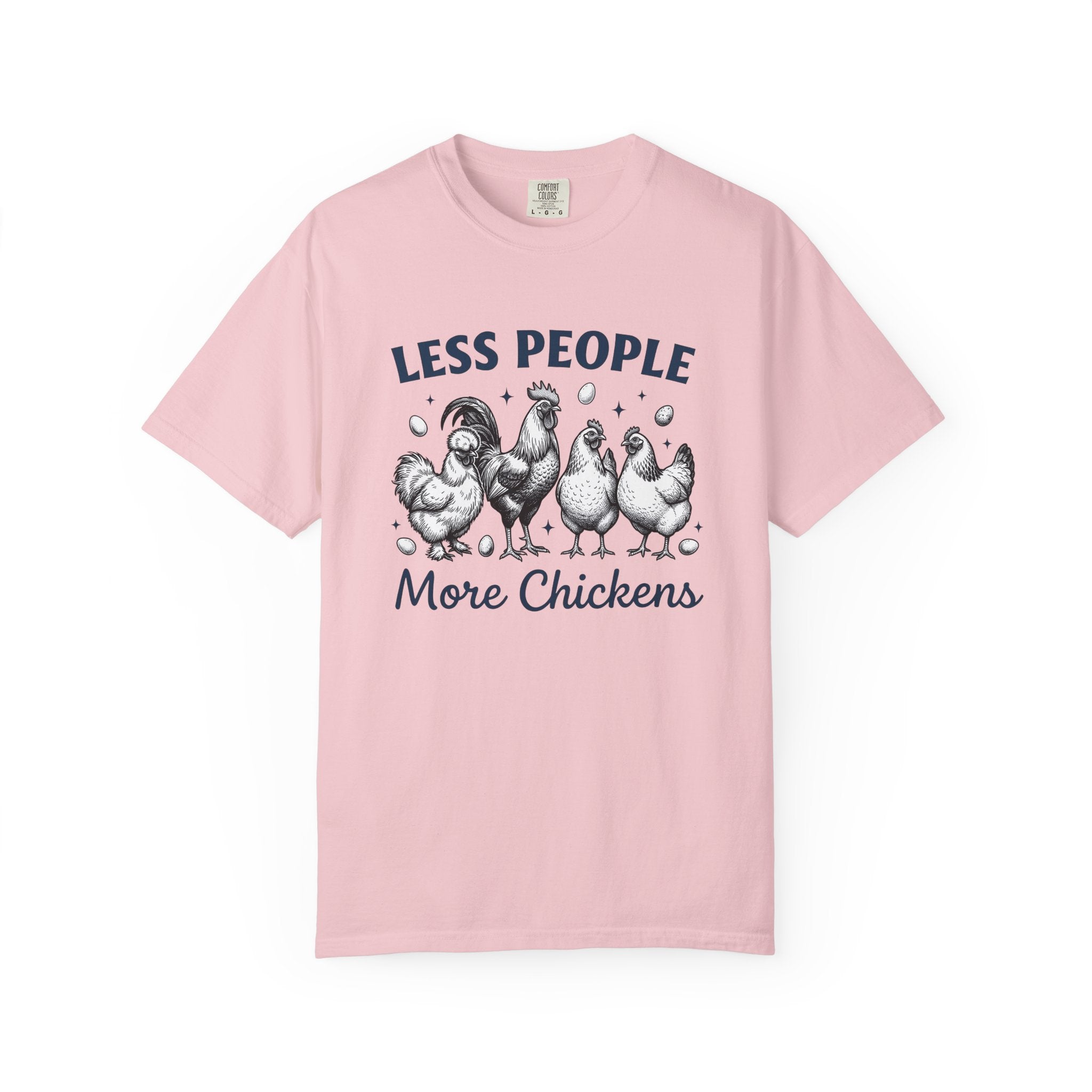 Chicken Group Shirt Chicken Farm Gift Women Hand Drawn Tee Flock T-Shirt Poultry Fan Hen Tshirt Ranch Graphic Vintage Eggs Tshirt