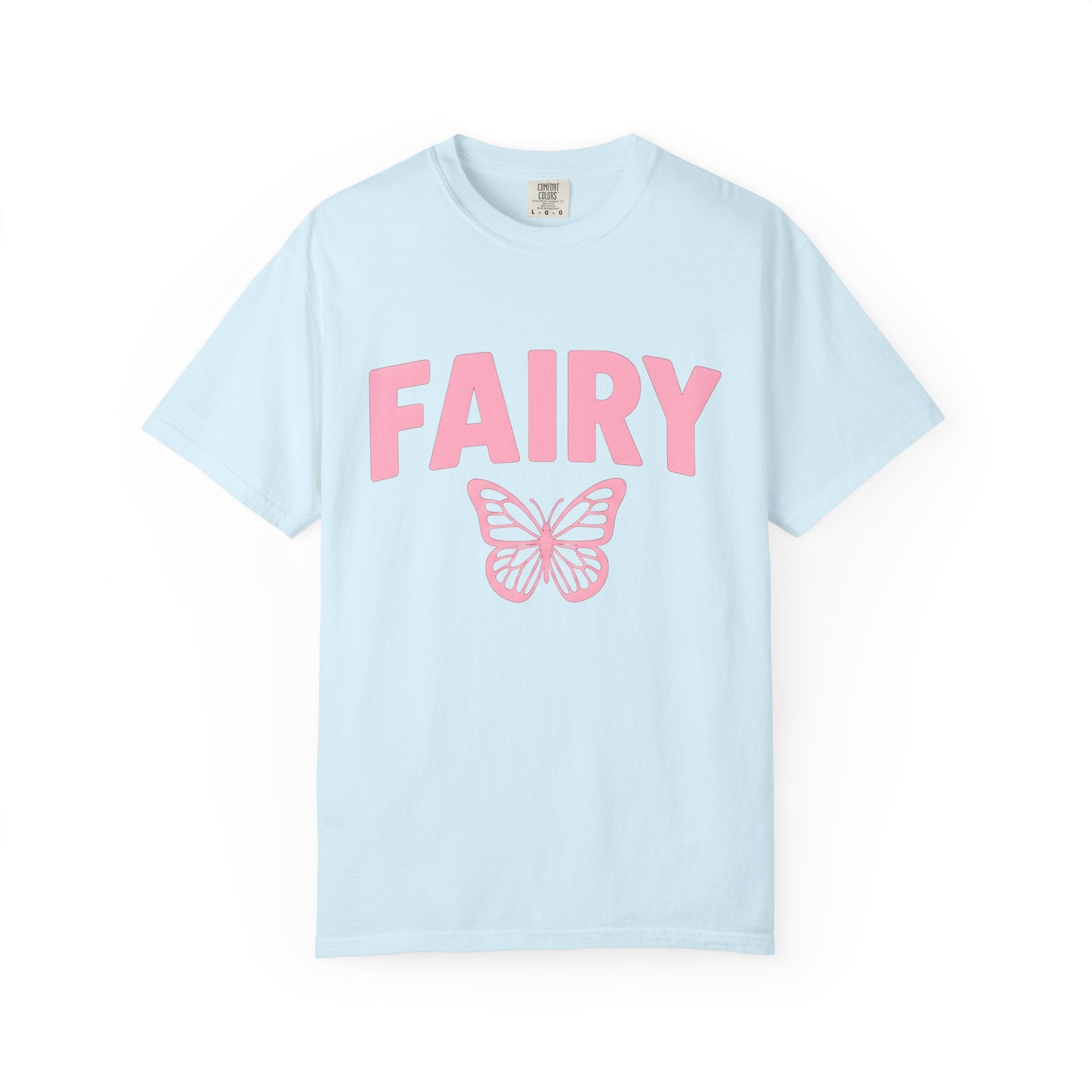Butterfly Art Shirt Fairy Style Gift Women Adorable Tee Butterfly T-Shirt Fairy Fan Cute Tshirt Fashion Graphic Clean Light Tones Tshirt