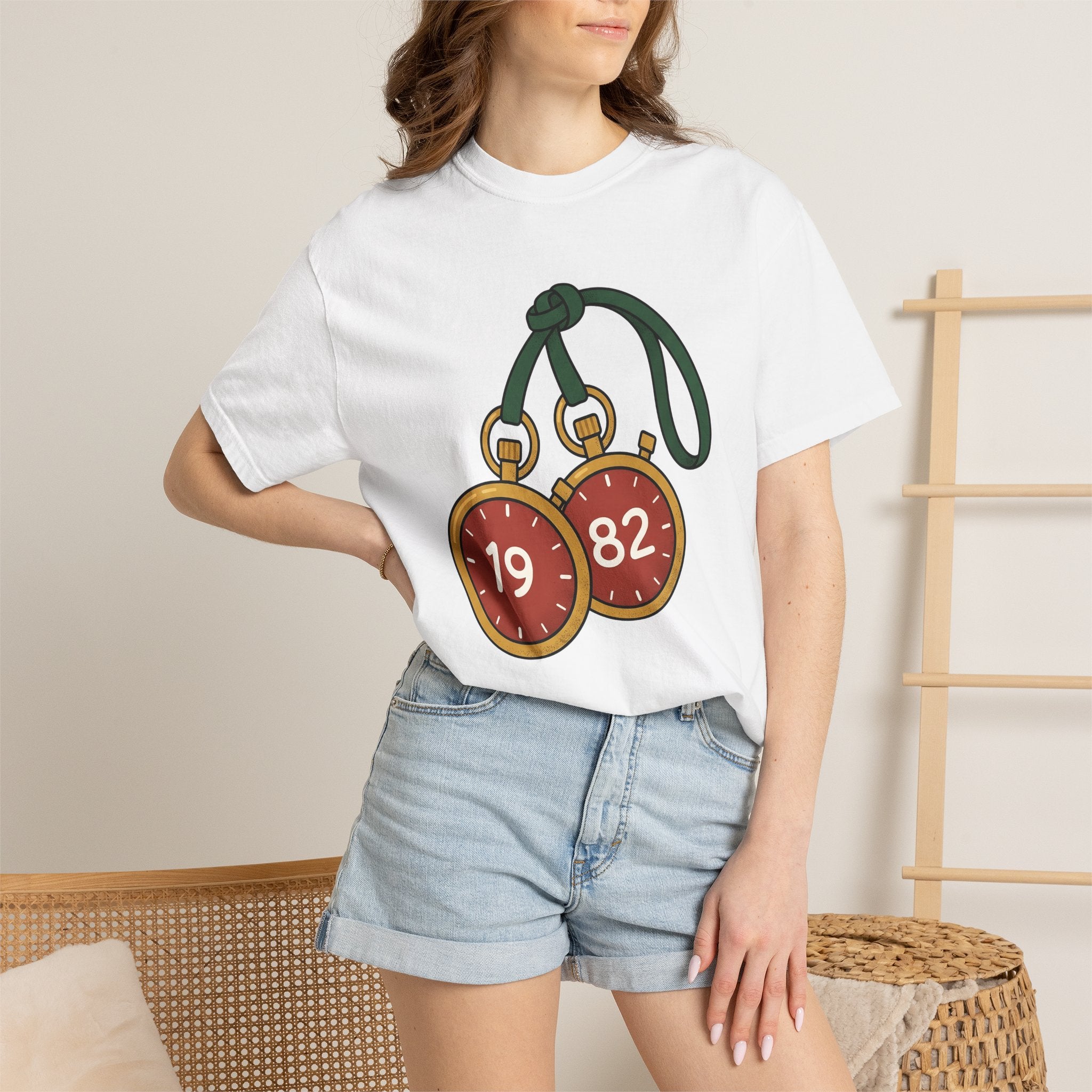 Chronometer Pair Shirt Sports Contender Gift Women Animation Tee Stopwatch T-Shirt Athlete Fan Cartoon Tshirt Challenger Graphic Hand Drawn