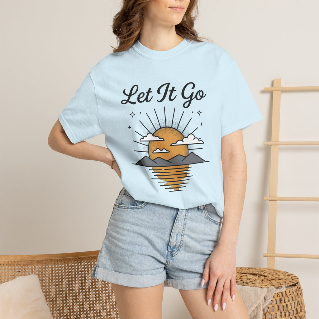 Sunset Hills Shirt Boho Chic Outdoors Gift Women Rustic Tee Hillside T-Shirt Bohemian Fan Vintage Tshirt Nature Graphic Simple Sky Tshirt