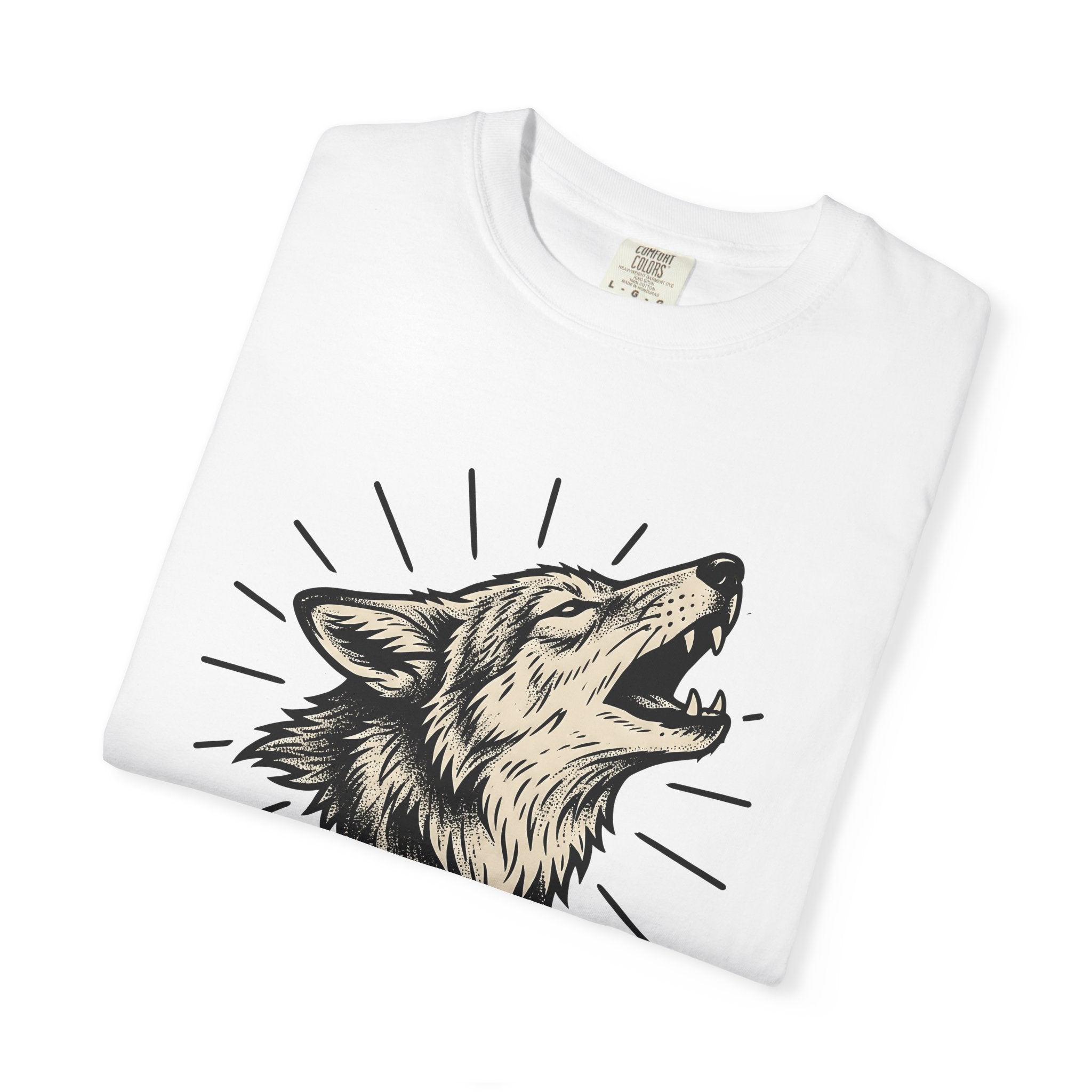 Wolf Muzzle Shirt Wolf Fauna Gift Women Sketch Tee Wolf Face T-Shirt Wolf Fan Canine Graphic Tshirt Drawing Illustration Wildlife Graphic